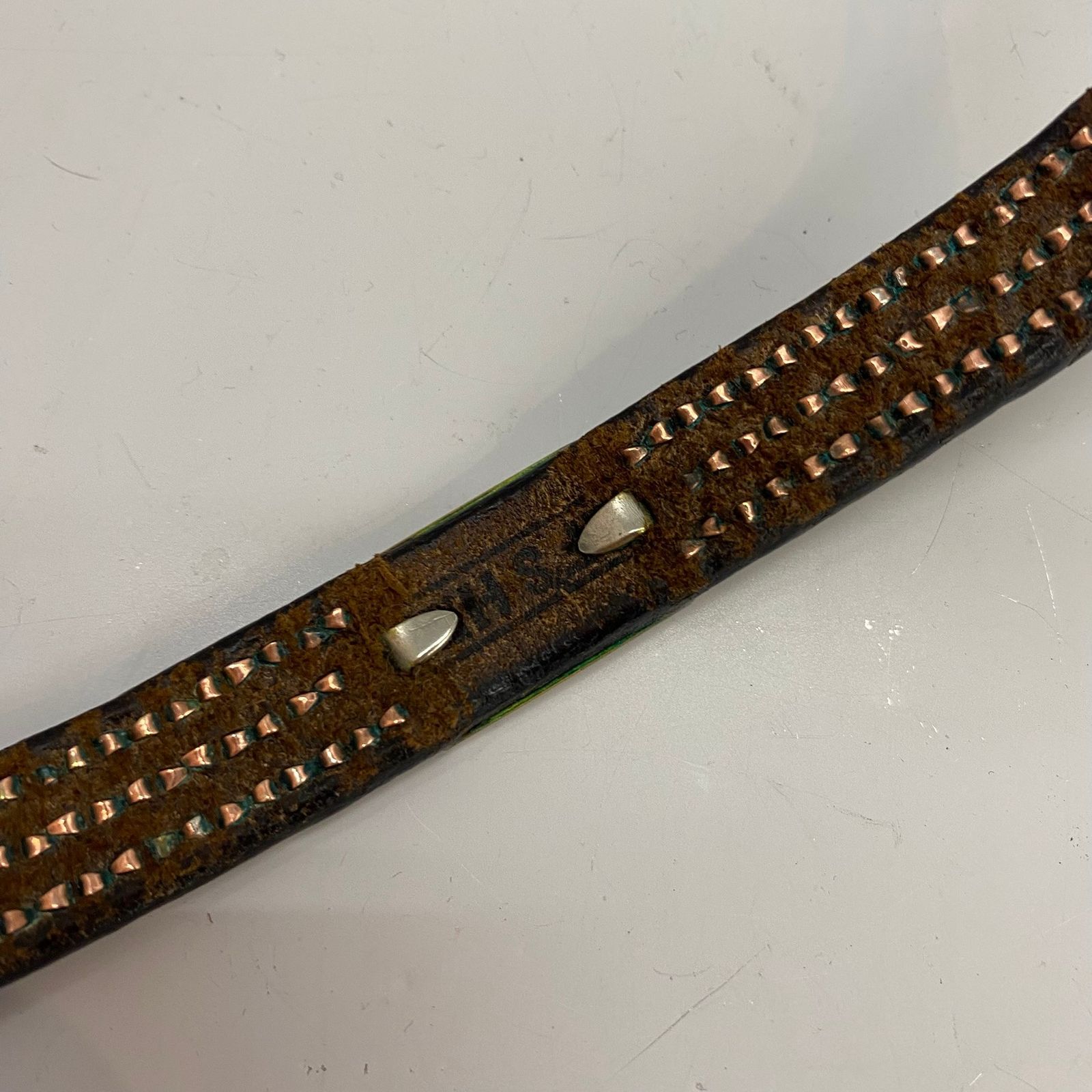ウルフズヘッド WOLF'S HEAD WRIST BAND スタッズ レザー ブレスレット