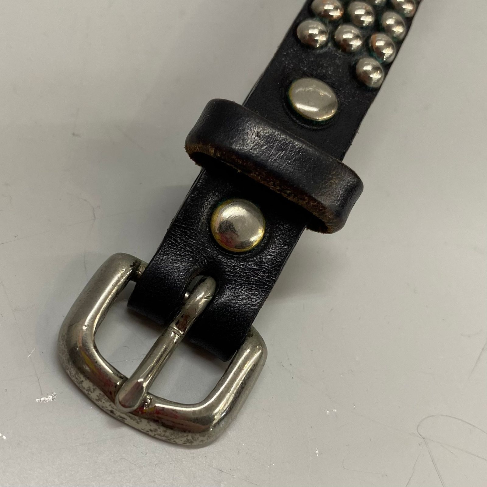 ウルフズヘッド WOLF'S HEAD WRIST BAND スタッズ レザー ブレスレット