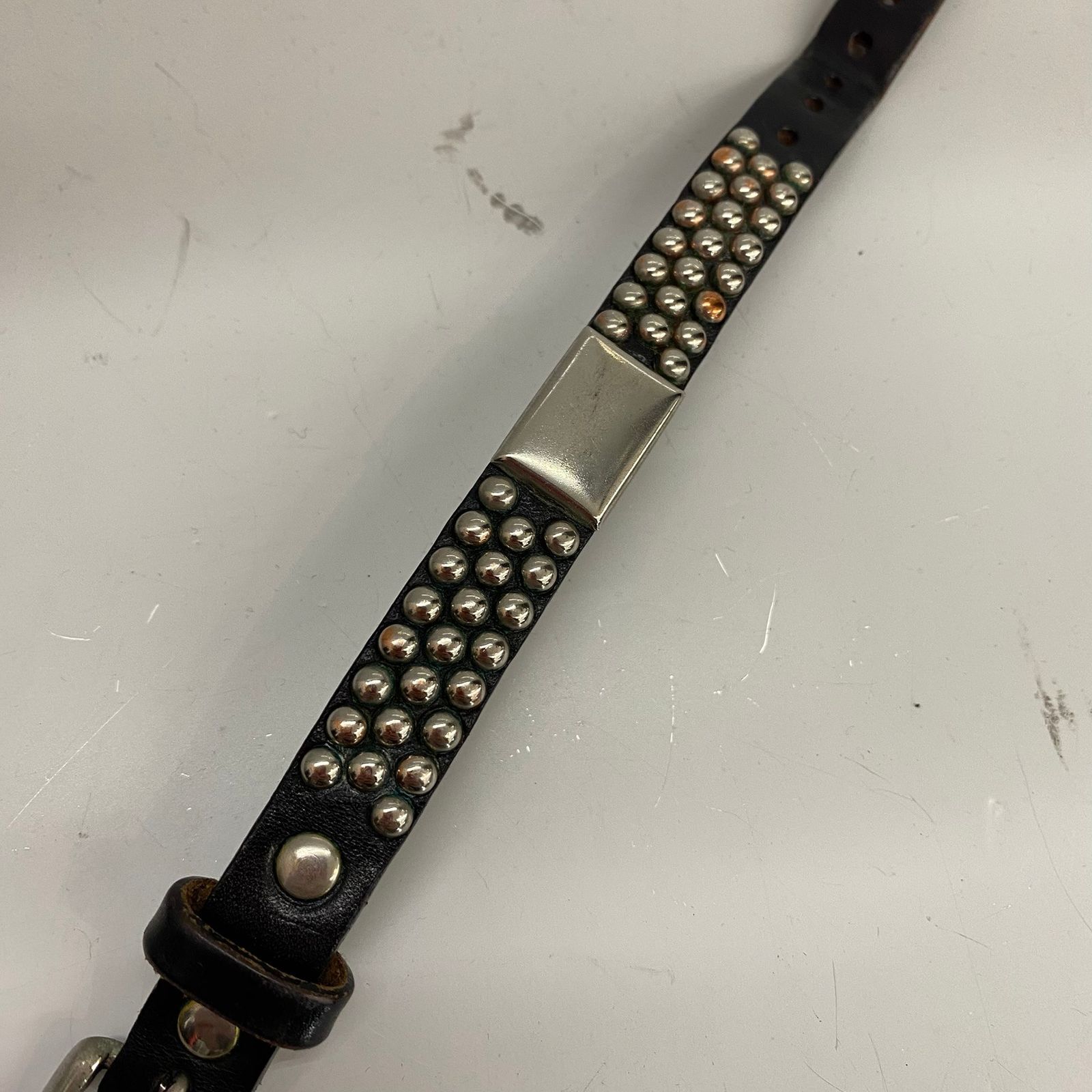 ウルフズヘッド WOLF'S HEAD WRIST BAND スタッズ レザー ブレスレット