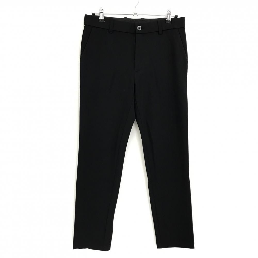 【超美品】ジーフォア ストレッチパンツ 黒 無地 後ろロゴ白 メンズ 82 ゴルフウェア G/FORE
