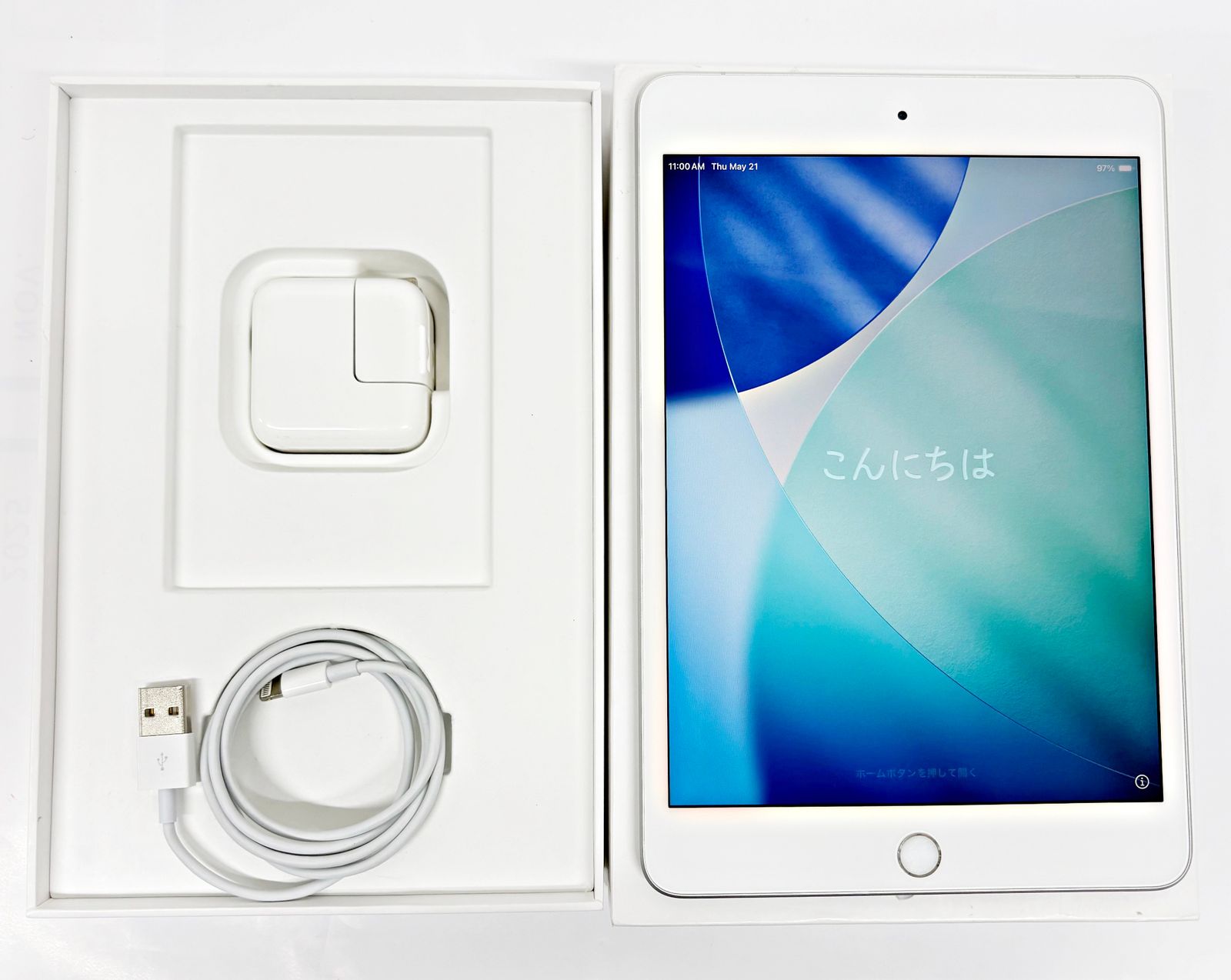 iPad mini5 64GB MUX62J/A バッテリー100% シルバー Wi-Fi+Cellular