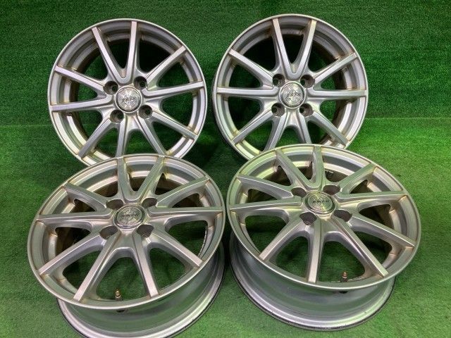 ジョーカー ﾌｨｯﾄ ｳﾞｨｯﾂ ホイール アルミ シルバー 14インチ 5.5J 4穴 4本 100 +38
