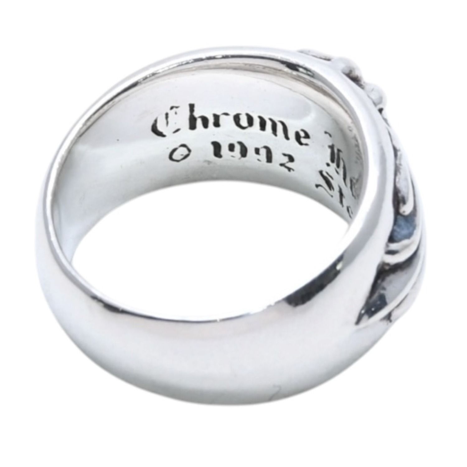 CHROME クロスモチーフリング 2017年モデル　美品　早い者勝ち！ 極美品 CHROME HEARTS クロムハーツ FLORAL CROSS フローラルクロス