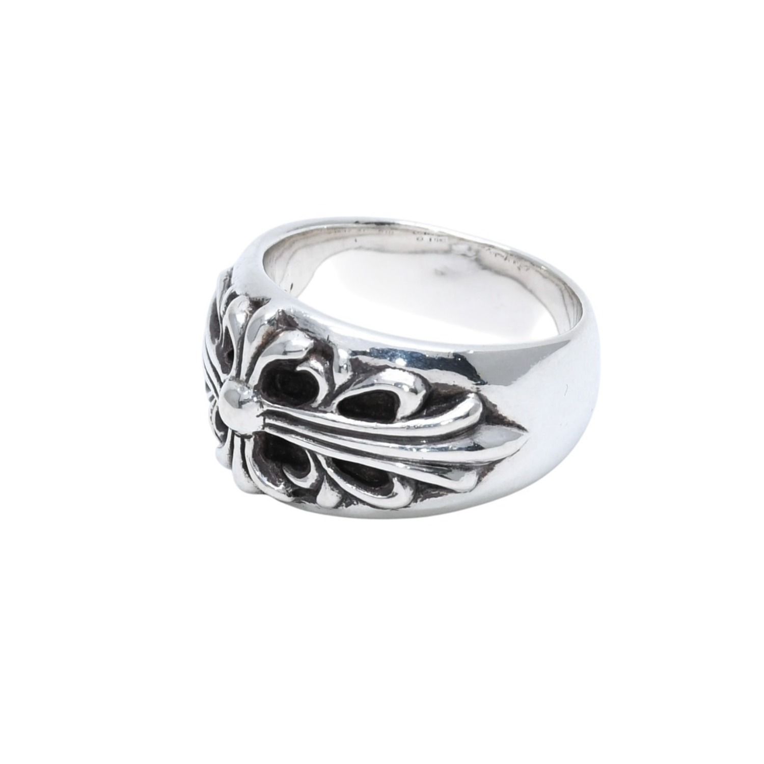 極美品 CHROME HEARTS クロムハーツ FLORAL CROSS フローラルクロス