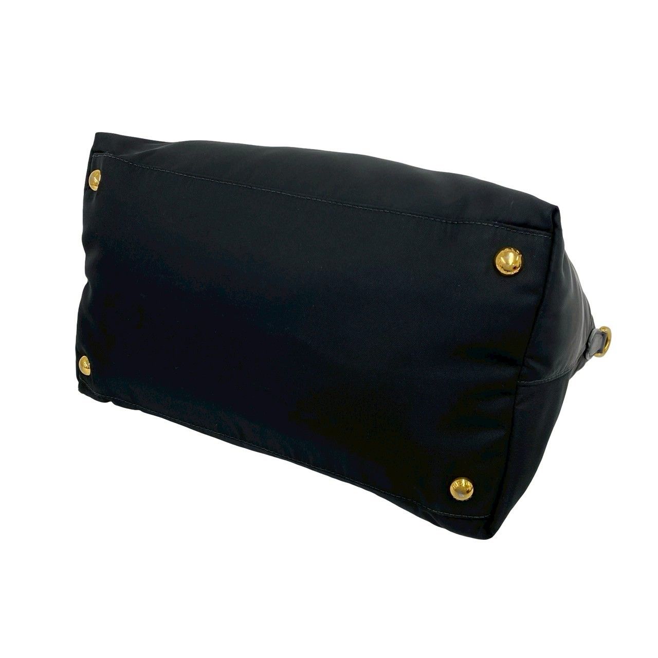 極 美品 保存袋付き PRADA プラダ 三角ロゴ 金具 テスート ナイロン