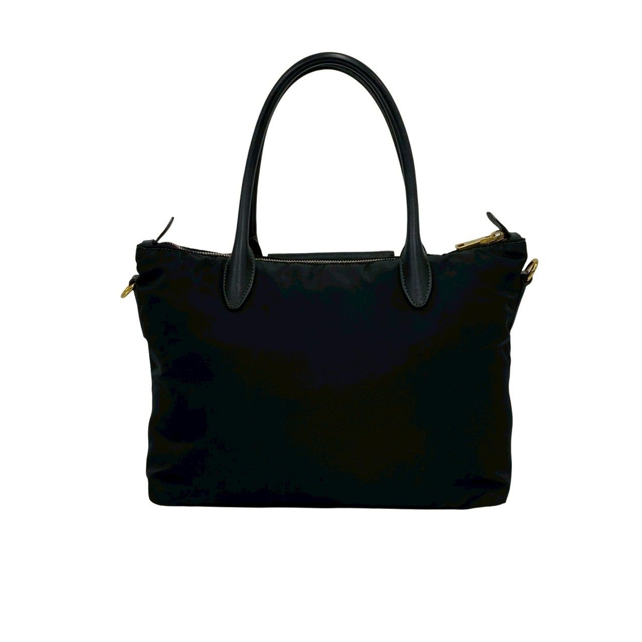極 美品 保存袋付き PRADA プラダ 三角ロゴ 金具 テスート ナイロン