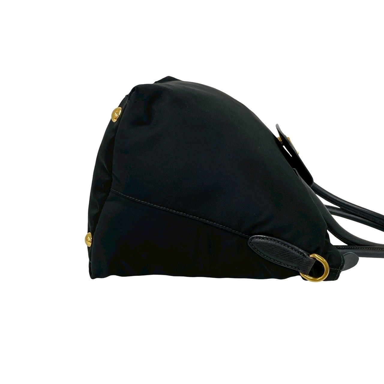 極 美品 保存袋付き PRADA プラダ 三角ロゴ 金具 テスート ナイロン