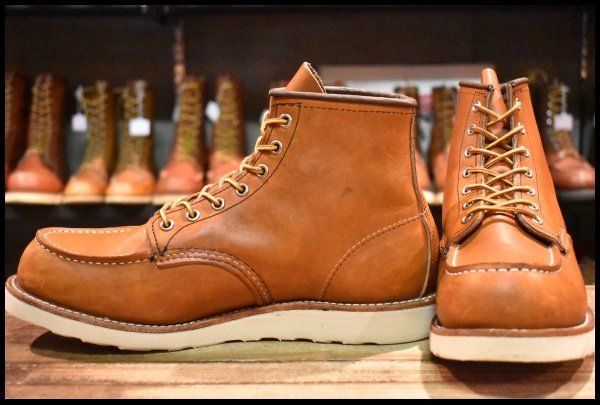【10D 良品 22年】レッドウィング 875 アイリッシュセッター 茶 オロレガシー モックトゥ レースアップ ブーツ redwing HOPESMORE【GE481】