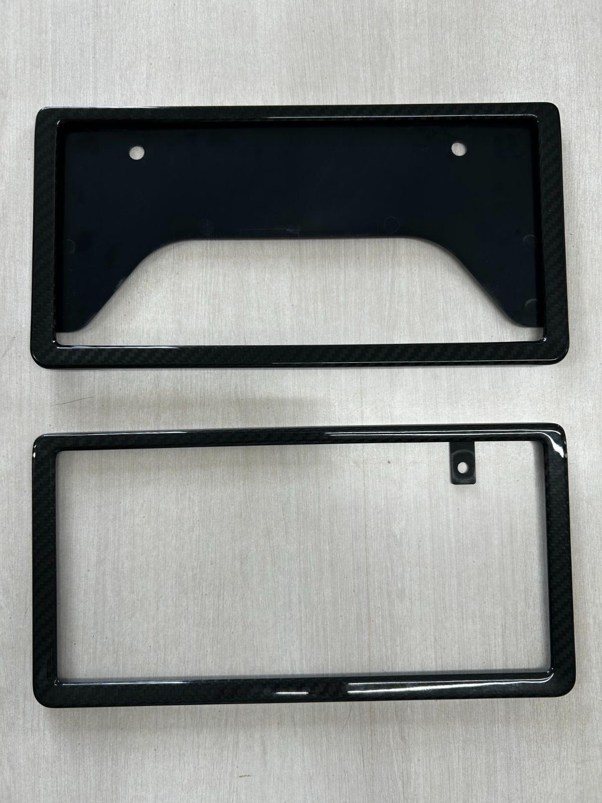 TRD カーボンナンバーフレーム 前後セット（MS371-00001、MS371-00002 