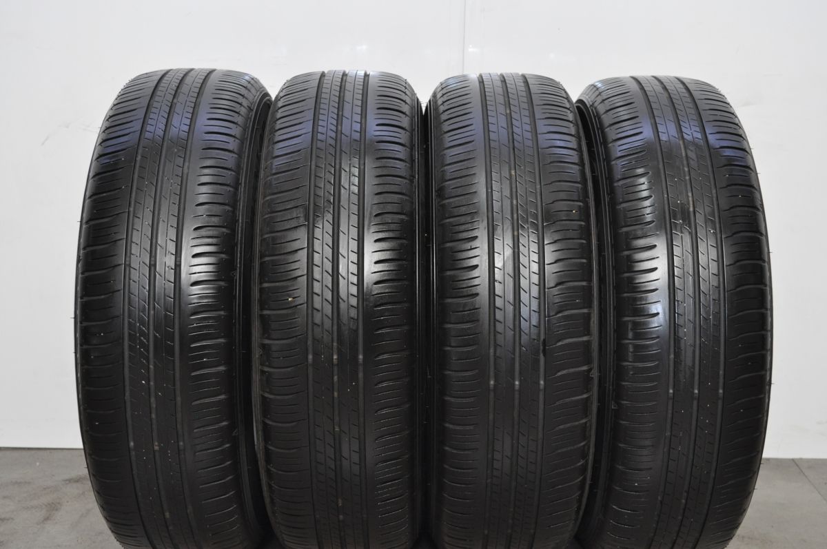 【DUNLOP EC300+ 195/65R16】夏タイヤ【トヨタ ライズ 純正ホイール 16インチ 6J4HPCD100+40】21年製 バリ溝 ロッキーにも　(VTP060) 美品】トヨタ ライズ 純正 16in 6J +40 PCD100 ダンロップ エナセーブ
