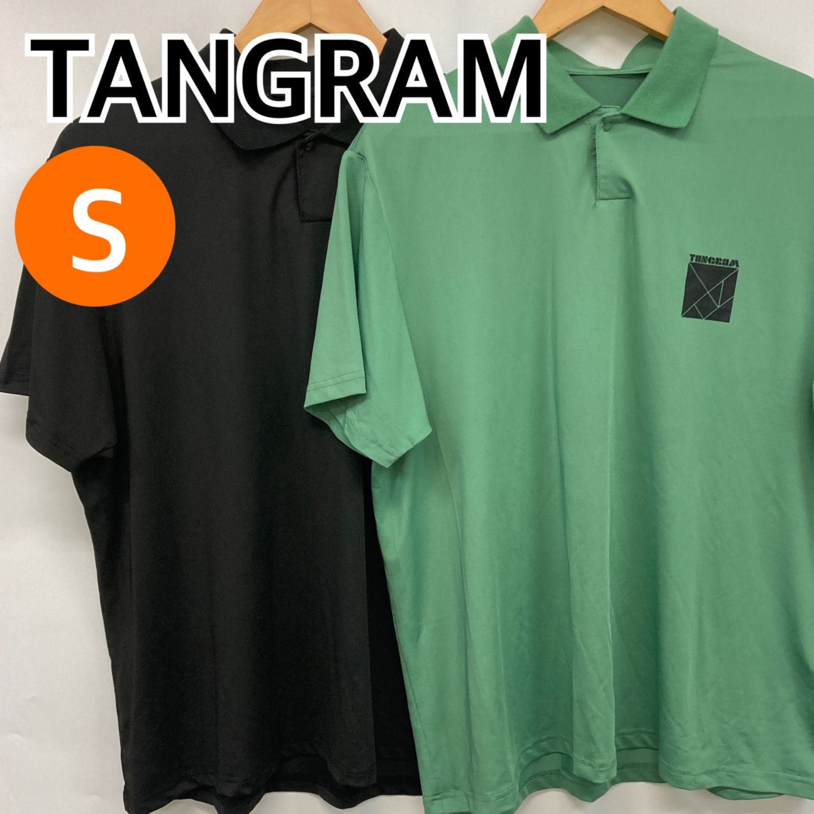 TANGRAM タングラム トップス 半袖 ゴルフポロシャツ グリーン 