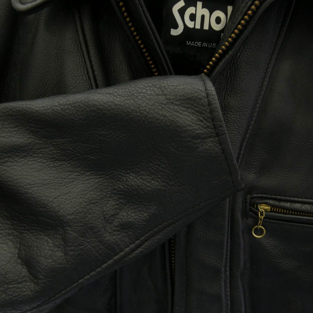 schott ショット 680 着脱式ボアライナー シングルライダース レザー