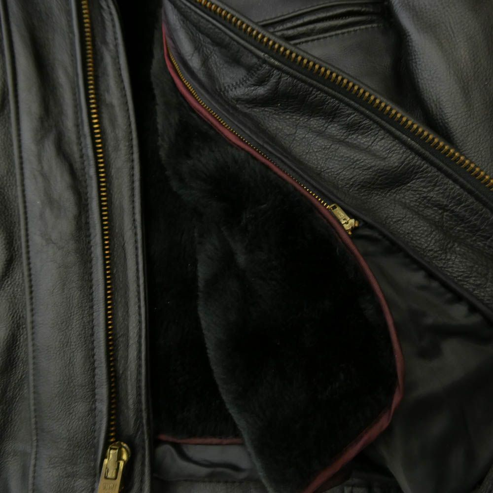 schott ショット 680 着脱式ボアライナー シングルライダース レザー