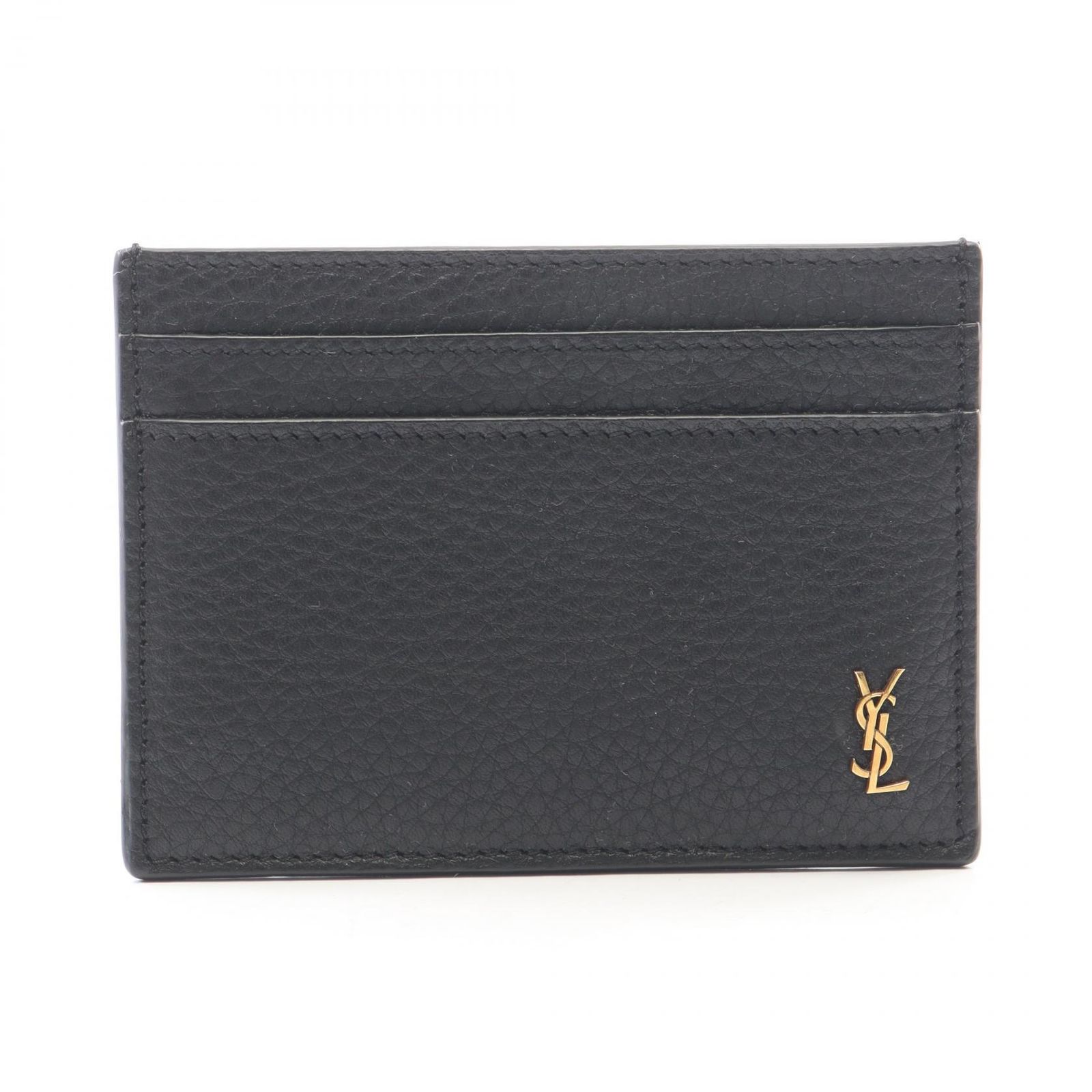 サンローランパリ SAINT LAURENT PARIS カードケース タイニー カサンドラ 847951AAET91000 ブラック レザー タイニー カサンドラ カードホルダー ユニセックス 新品