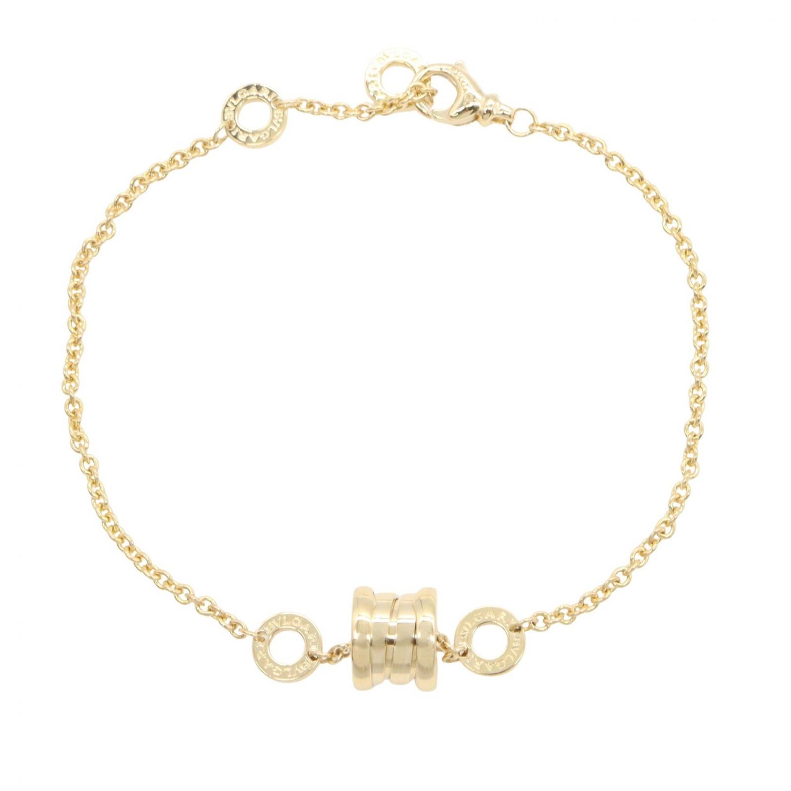 ブルガリ BVLGARI ブレスレット B-zero1 ビーゼロワン エレメント ブレスレット 340665 腕回り15.5/18㎝ K18（イエローゴールド） B-zero1 エレメント ブレスレット レディース
