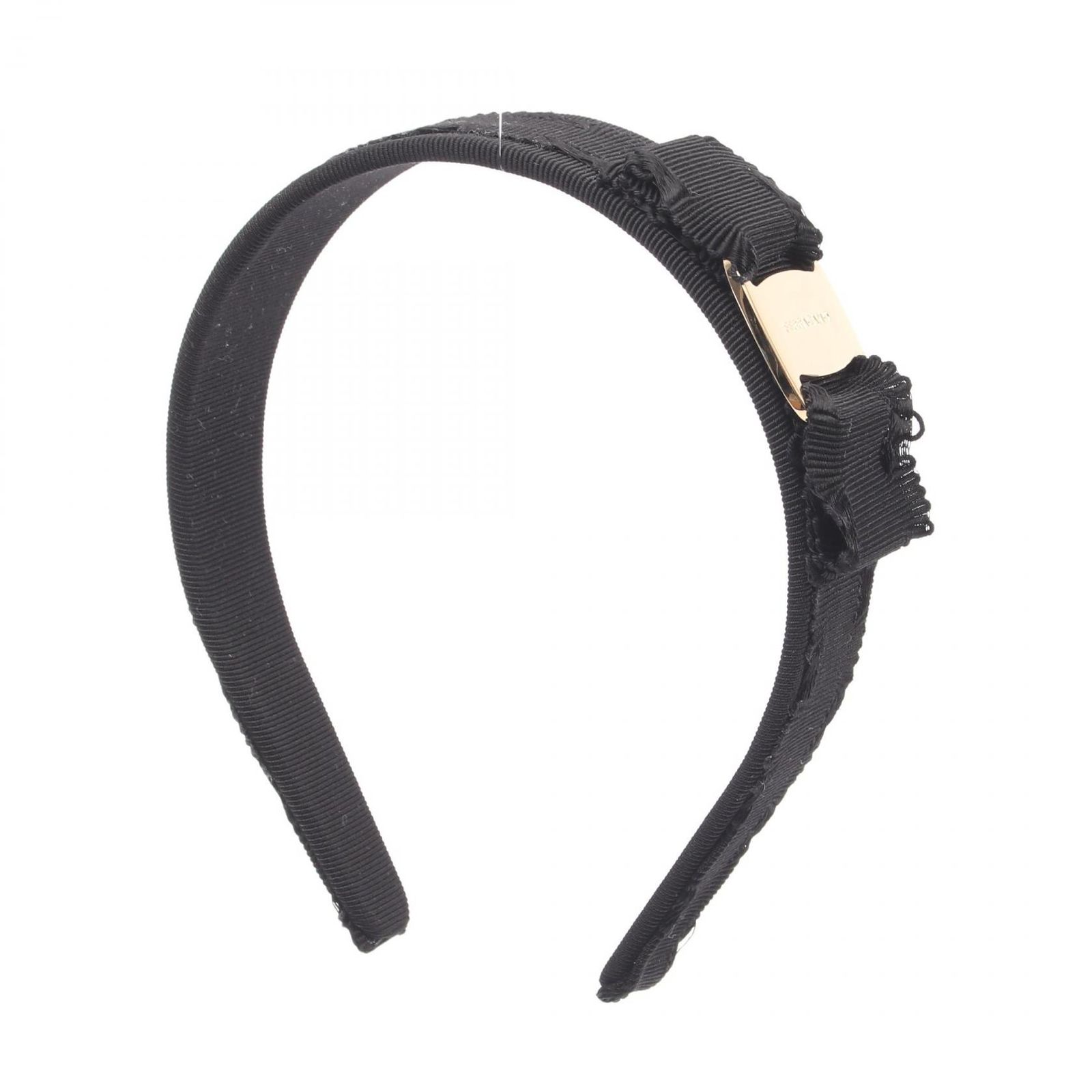 サルヴァトーレフェラガモ Salvatore Ferragamo カチューシャ ヴァラリボン 659653346970 ブラック その他 カチューシャ レディース 新品