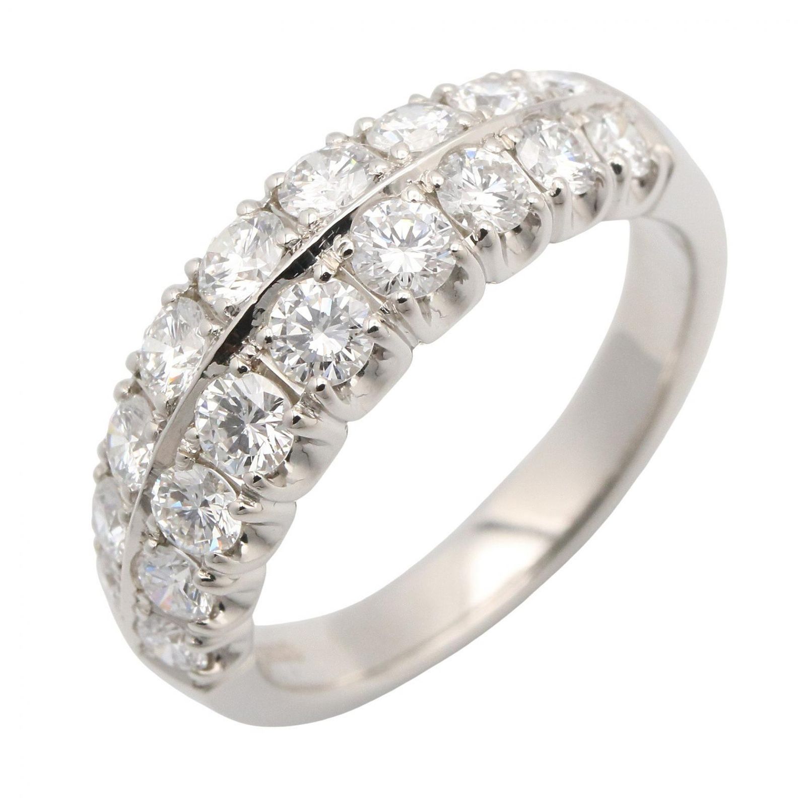 ジュエリー JEWELRY リング・指輪 ダイヤリング ﾀﾞｲﾔ 6.8g #10.5 Pt900プラチナ ダイヤモンド ダイヤリング レディース Used A