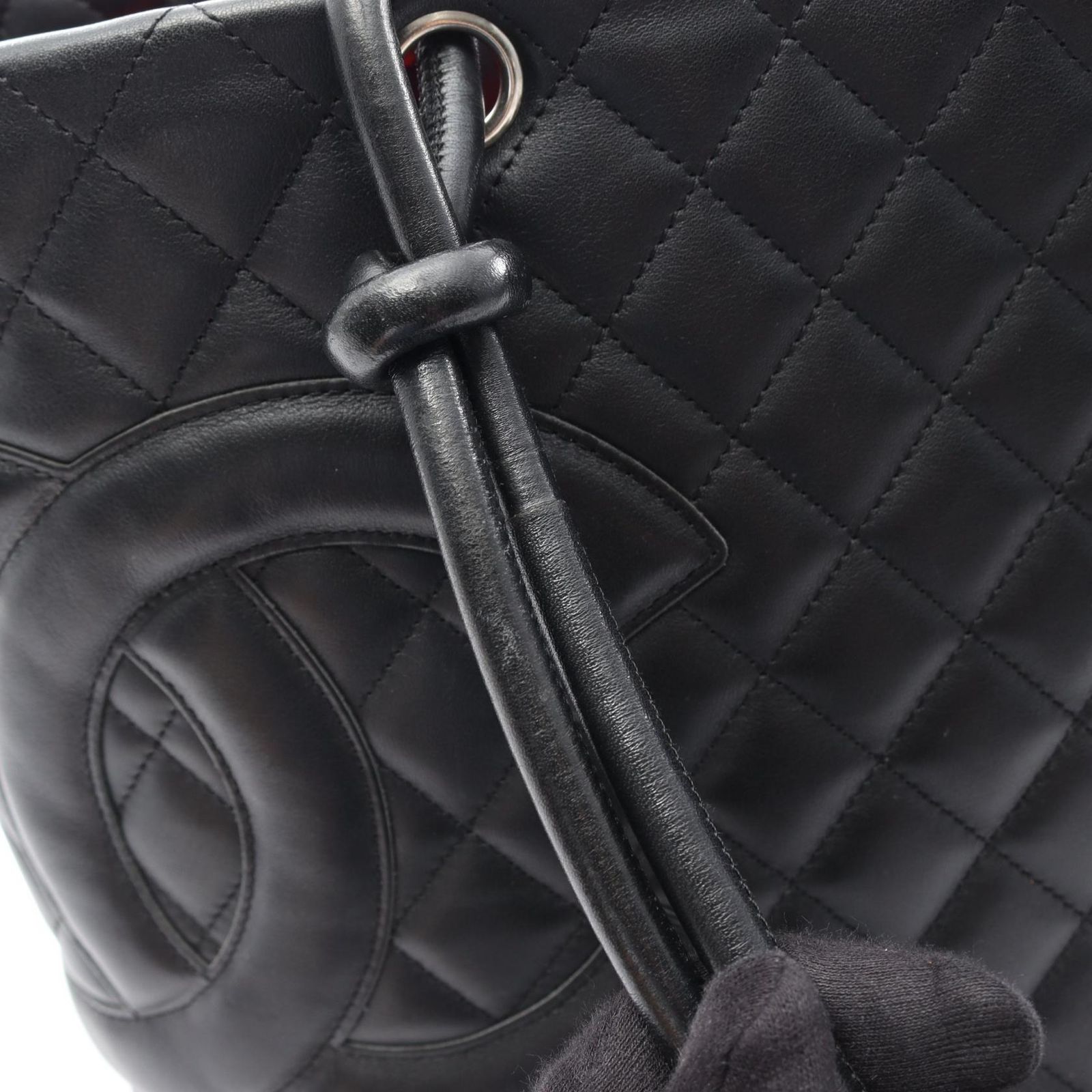 シャネル CHANEL トートバッグ カンボンライン ラージ A25169 ブラック
