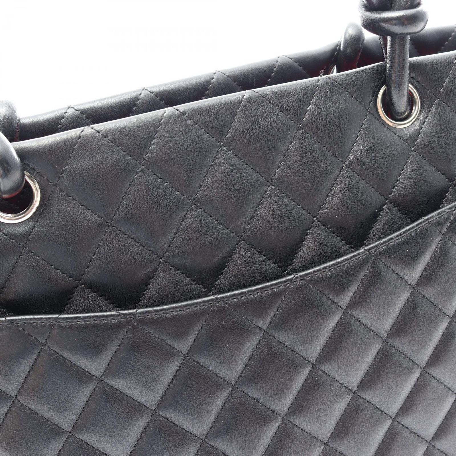 シャネル CHANEL トートバッグ カンボンライン ラージ A25169 ブラック 