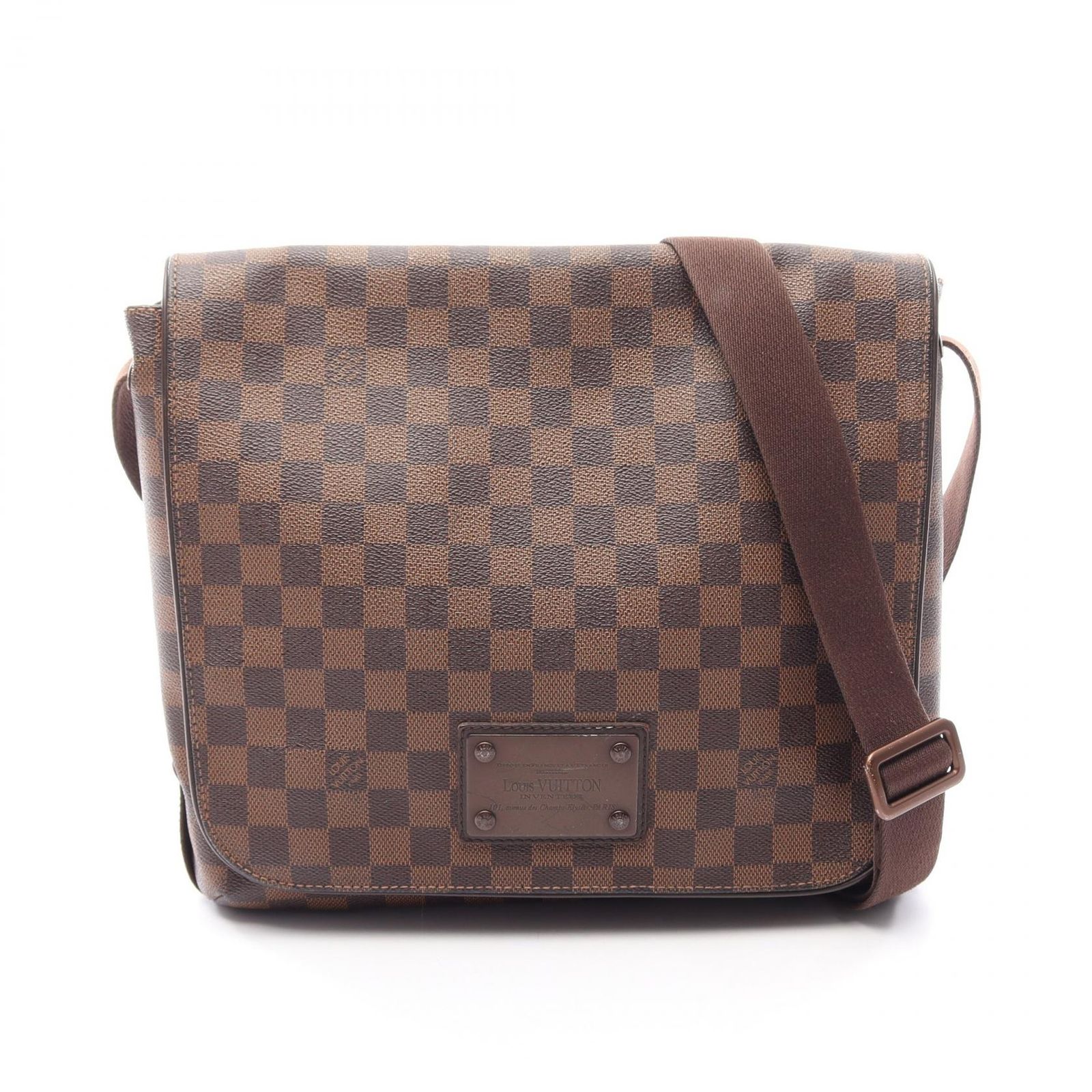 ルイ・ヴィトン LOUIS VUITTON ショルダーバッグ ブルックリンMM N51211 PVCコーティングキャンバス レザー ブルックリンMM ユニセックス Used B