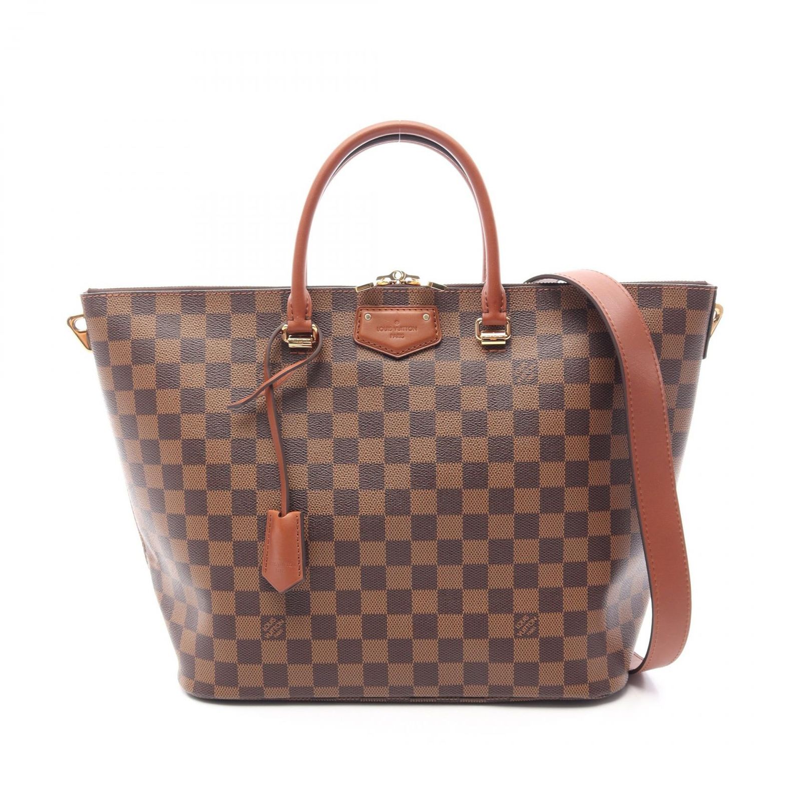 ルイ・ヴィトン LOUIS VUITTON トートバッグ ベルモント 2WAY N63169 PVCコーティングキャンバス レザー ベルモント レディース Used A