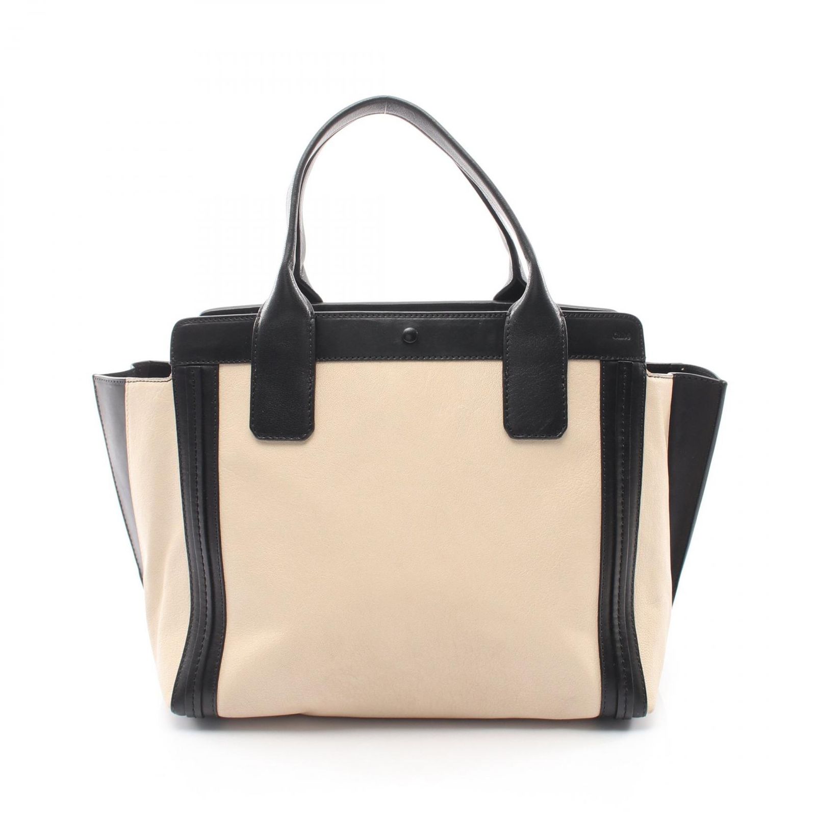 クロエ Chloe トートバッグ アリソン ベージュ/ブラック レザー 