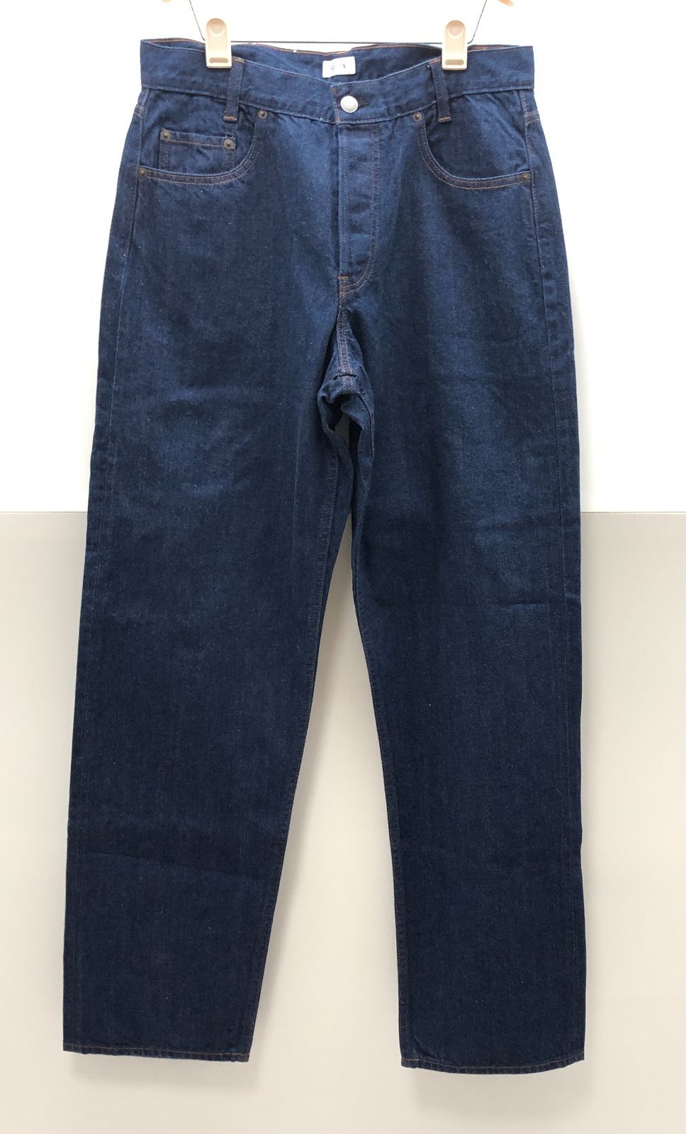 【美品】CIOTA シオタ デニムパンツ メンズ 32 インディゴ ボタンフライ SGSF26-1881