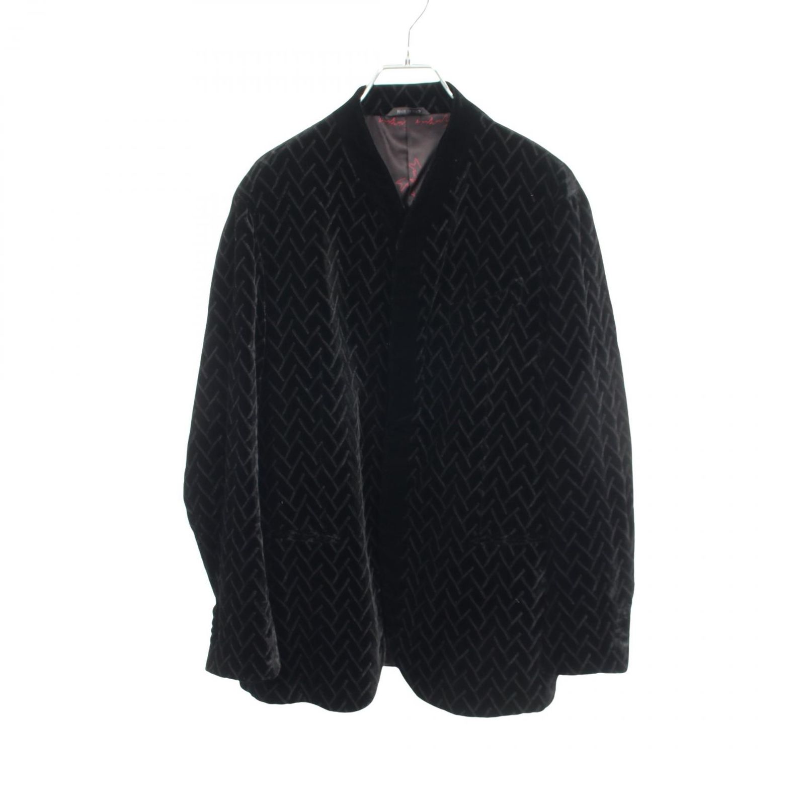ジョルジオアルマーニ GIORGIO ARMANI ノーカラージャケット ベロア 2WGGG0WQ その他 ノーカラージャケット メンズ Used B 12,782円