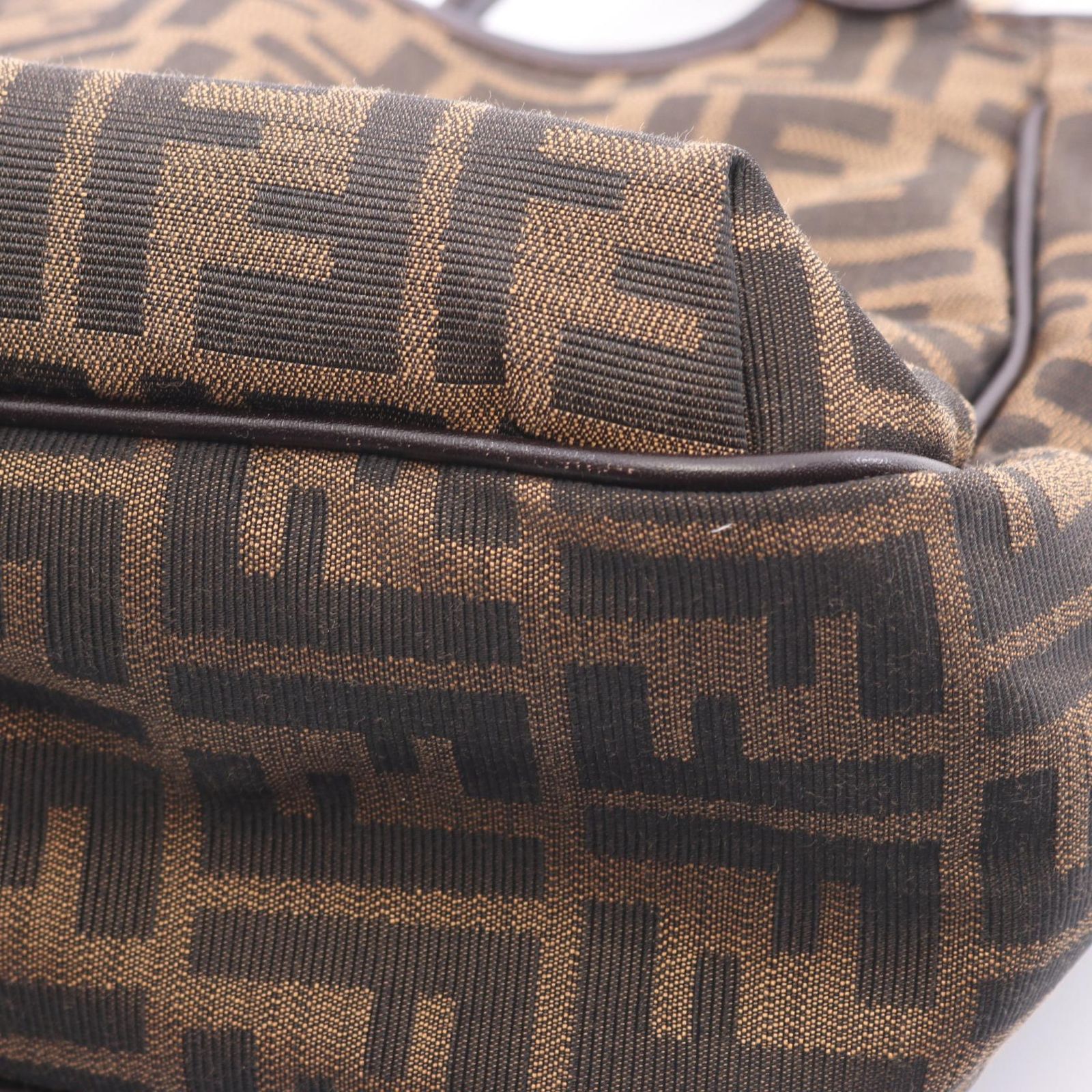 フェンディ FENDI ショルダーバッグ ズッカ ブラック/ブラウン 