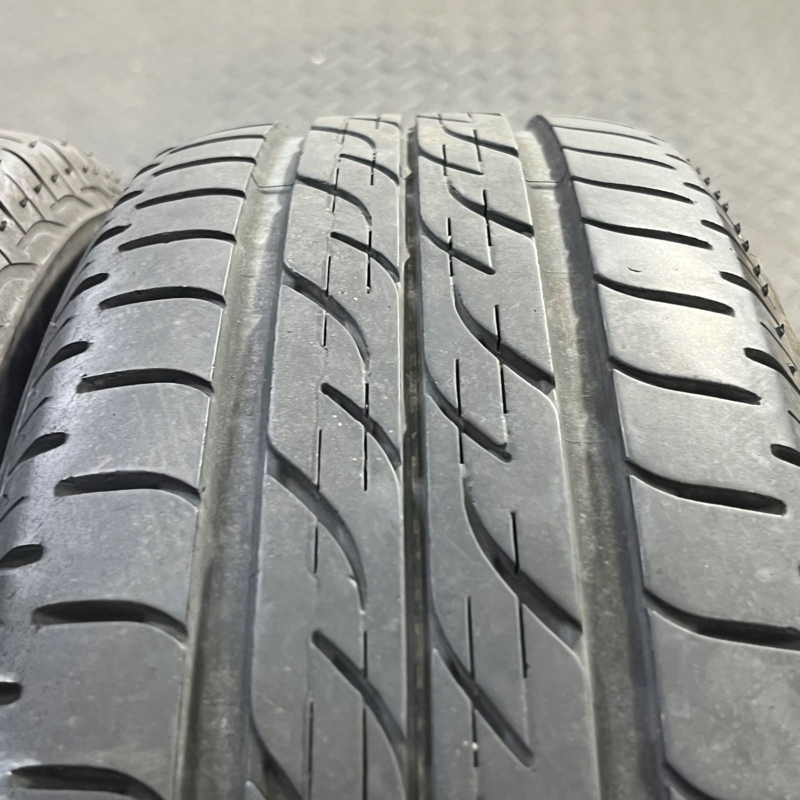 ダイハツムーヴ純正ホイール ブリヂストンネクストリータイヤ 21/22年製 165/55R15 ブリヂストン ネクストリー ダイハツ純正アルミ