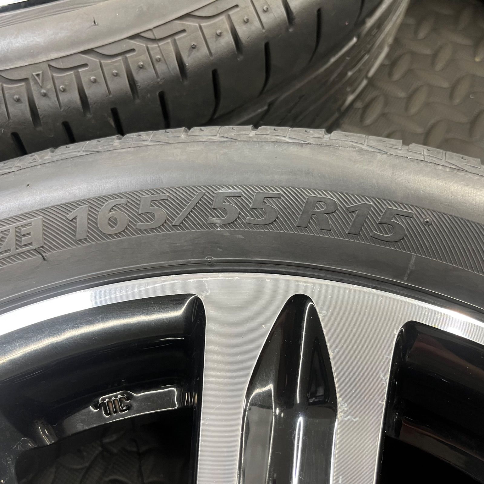 21/22年製 165/55R15 ブリヂストン ネクストリー ダイハツ純正アルミ