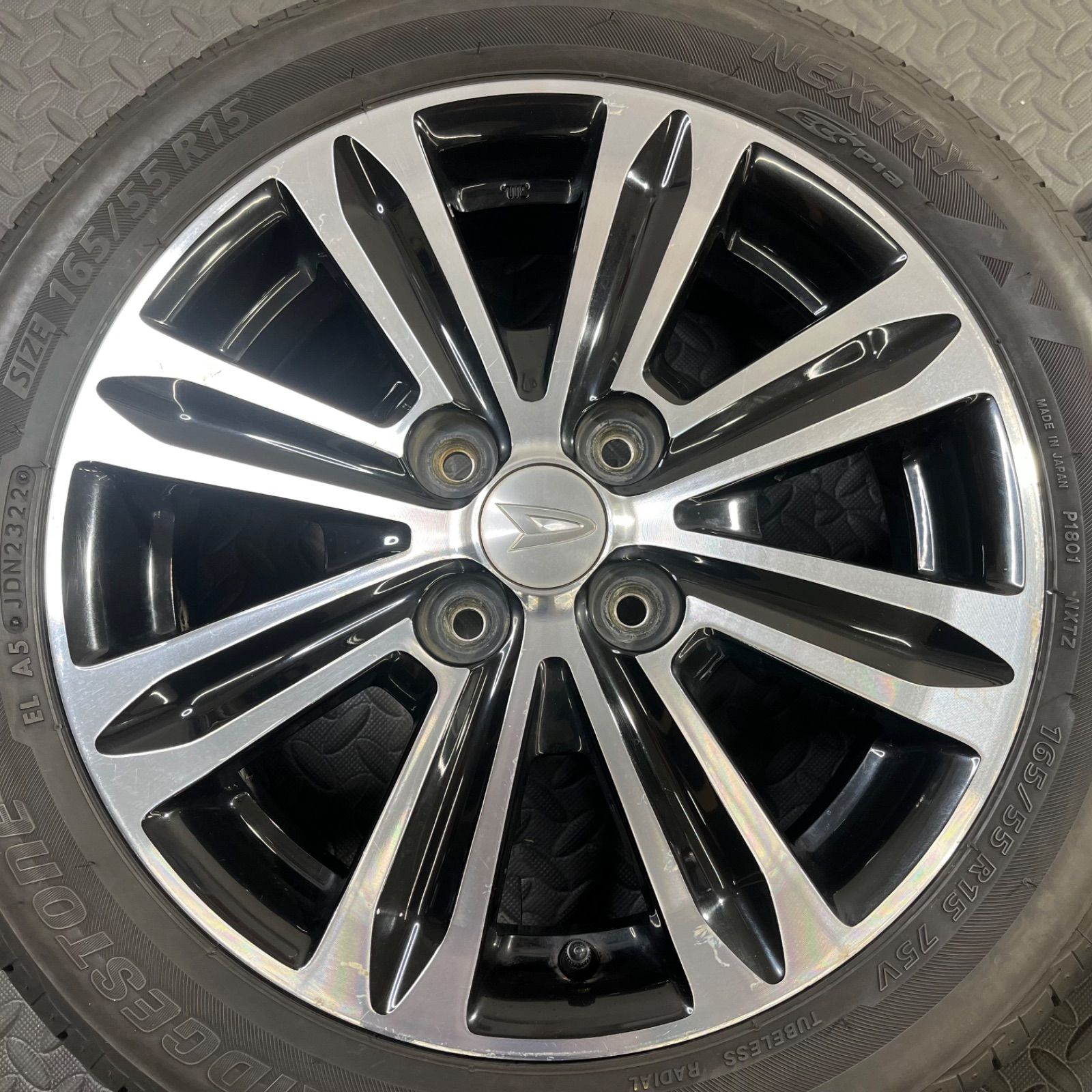 21/22年製 165/55R15 ブリヂストン ネクストリー ダイハツ純正アルミ