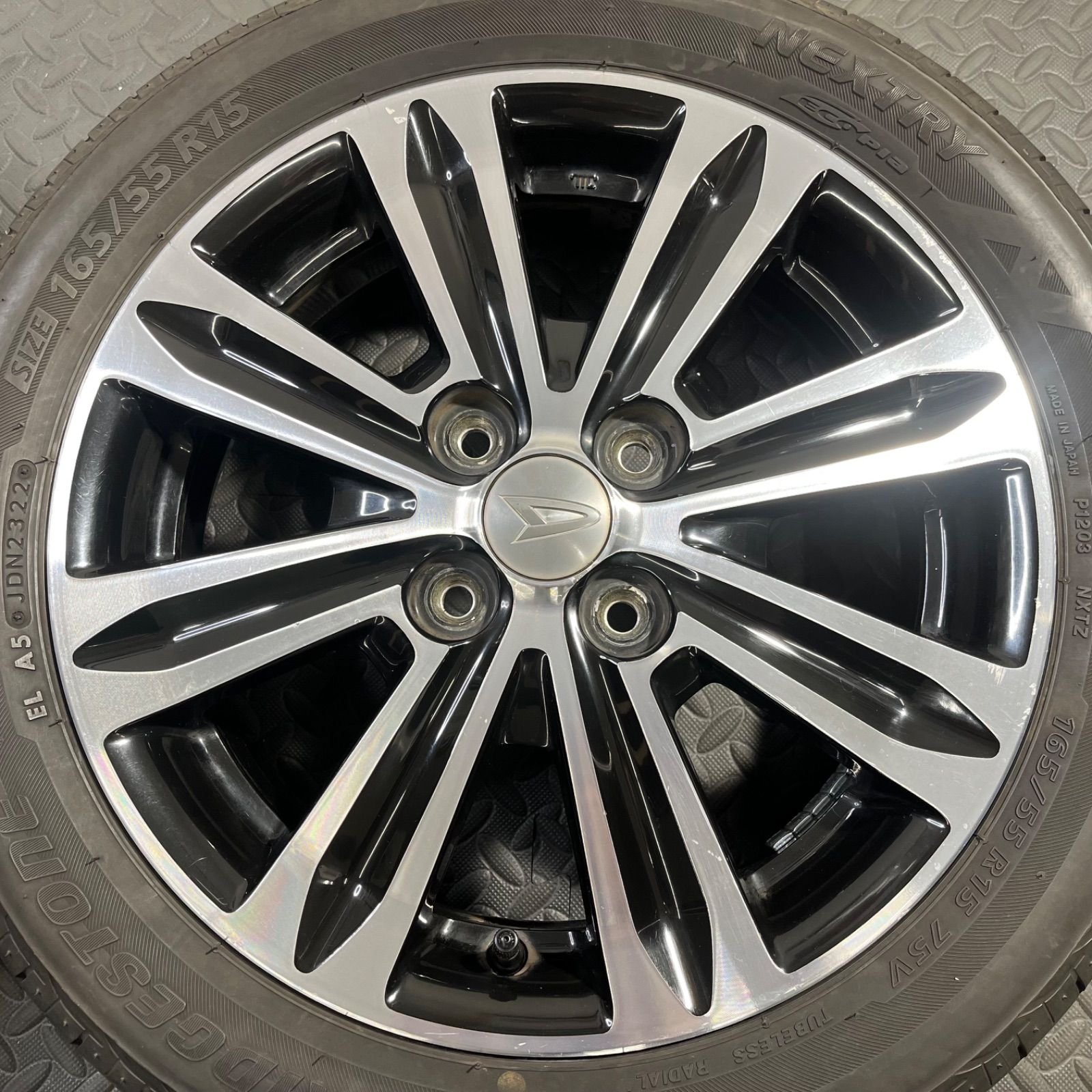 21/22年製 165/55R15 ブリヂストン ネクストリー ダイハツ純正アルミ