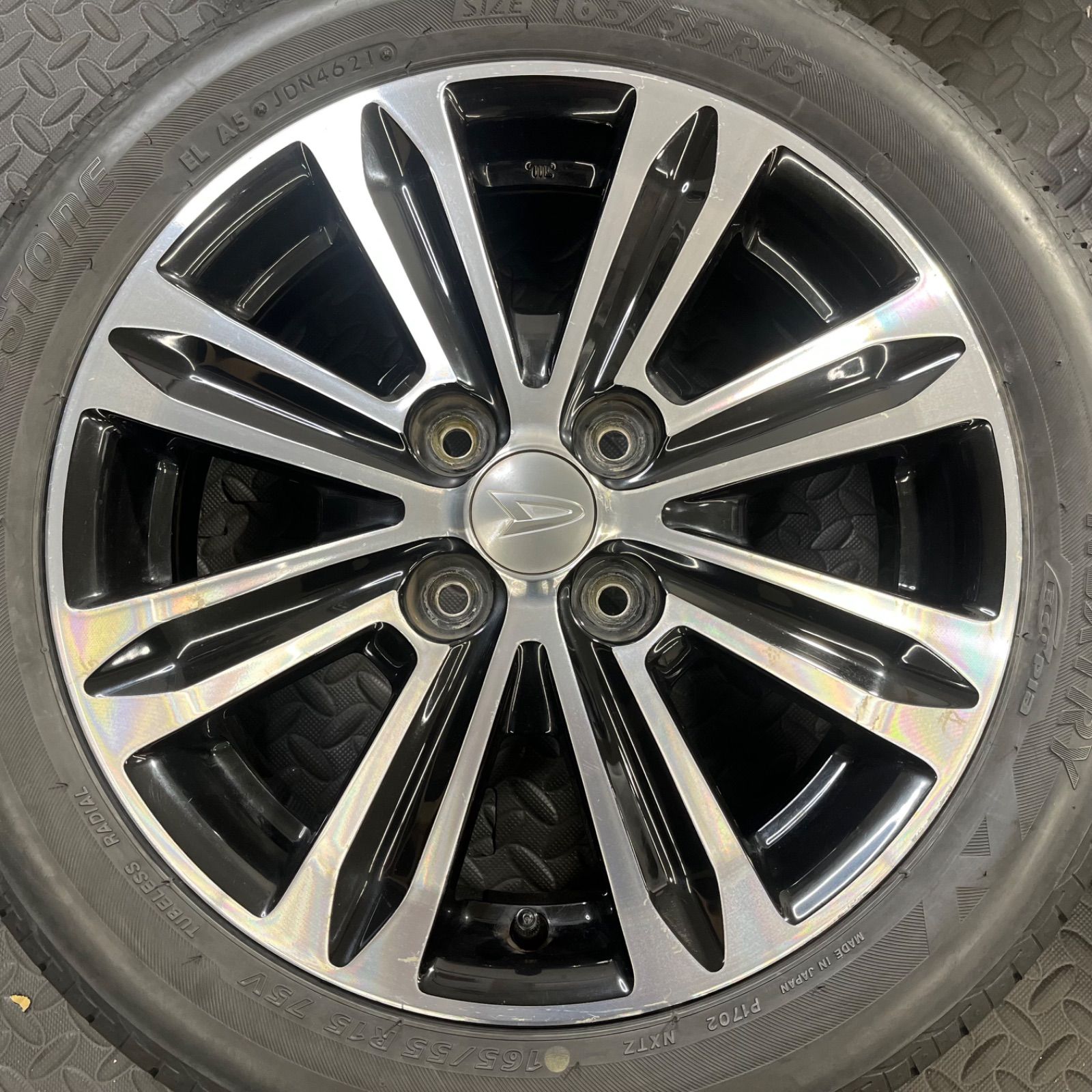 21/22年製 165/55R15 ブリヂストン ネクストリー ダイハツ純正アルミ 