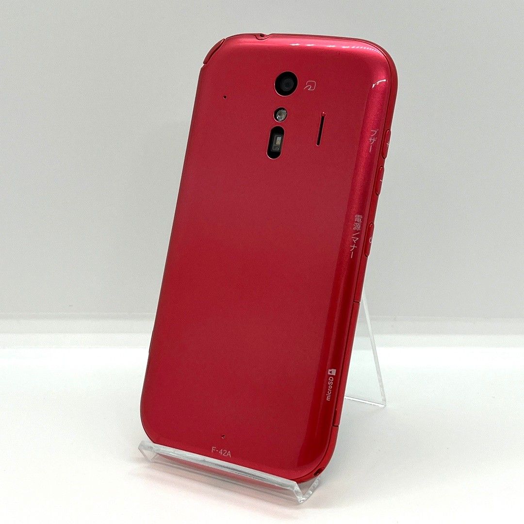 美品】らくらくスマホ F-42A docomo SIMフリー ピンク - メルカリ