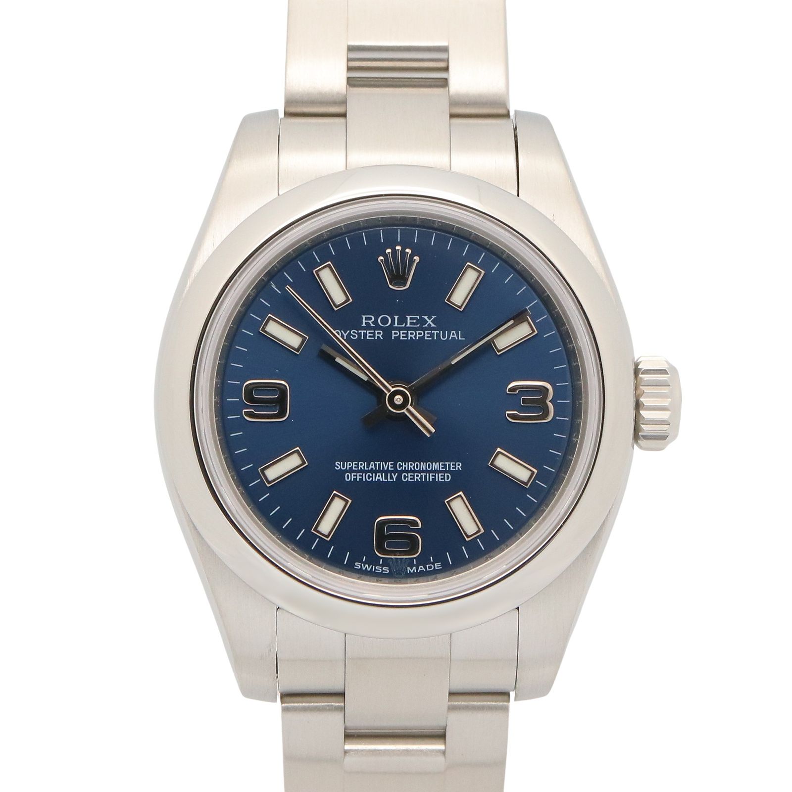 ロレックス ROLEX 腕時計 オイスター パーペチュアル Z番 176200 BL/369/オイスター ステンレススチール オイスター パーペチュアル Z番 レディース Used A