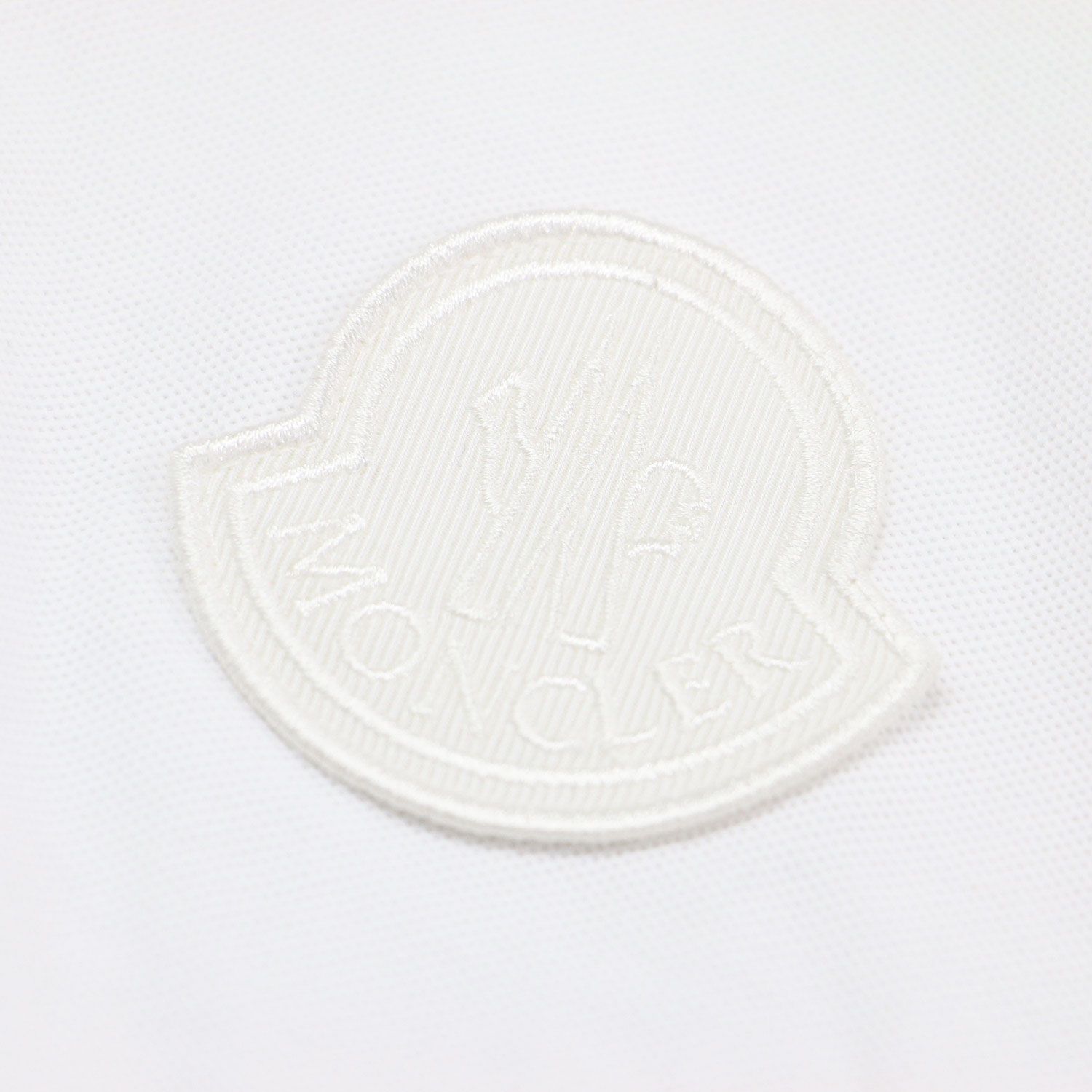 MONCLER モンクレール ワッペン付き 鹿の子 ポロシャツ / 半袖 ライン