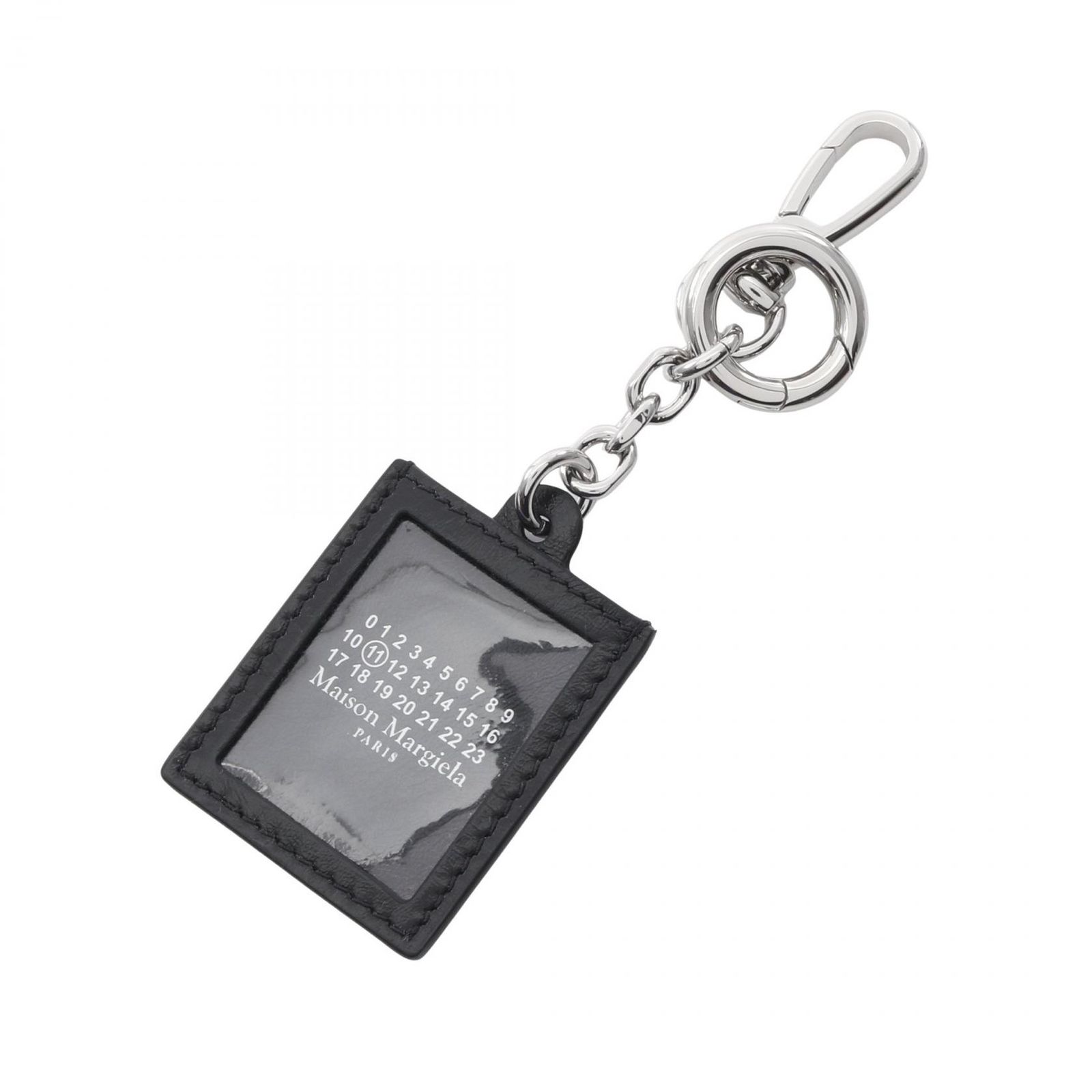 メゾン マルジェラ Maison Margiela キーホルダー SA1VL0058P8831T8013 ブラック レザー バッグ チャーム ユニセックス 新品