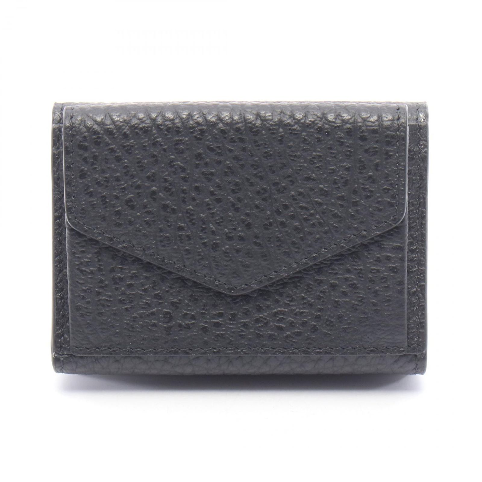 メゾン マルジェラ Maison Margiela 三つ折り財布 S36UI0416P4455T8013 ブラック レザー 4ステッチ 三つ折り ウォレット レディース 未使用