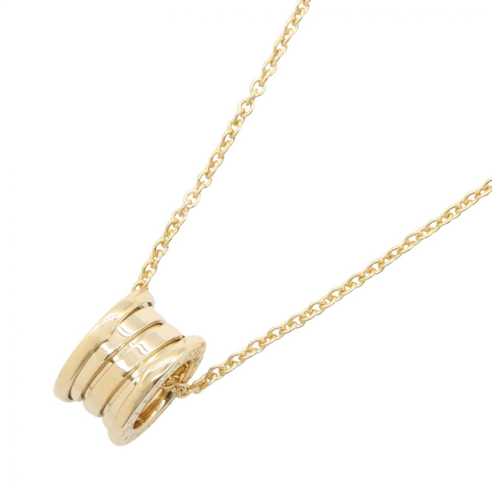 ブルガリ BVLGARI ネックレス B-zero1 ビーゼロワン ネックレス 352814 首回り40.5㎝ K18（イエローゴールド） B-zero1 ネックレス レディース Used A