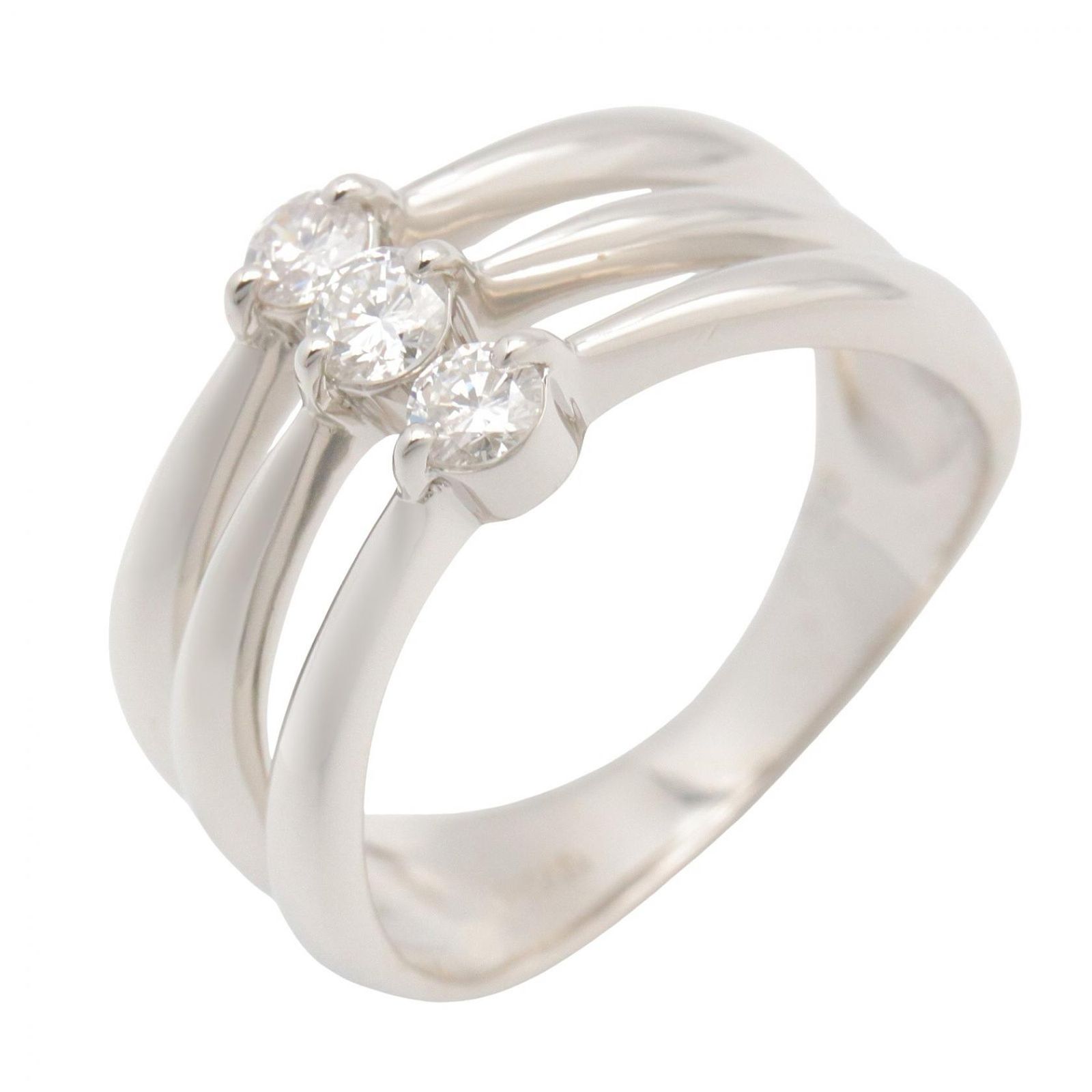ジュエリー JEWELRY リング・指輪 ダイヤリング ﾀﾞｲﾔ 7.7g #11 Pt900プラチナ ダイヤモンド ダイヤリング レディース Used A 105,400円