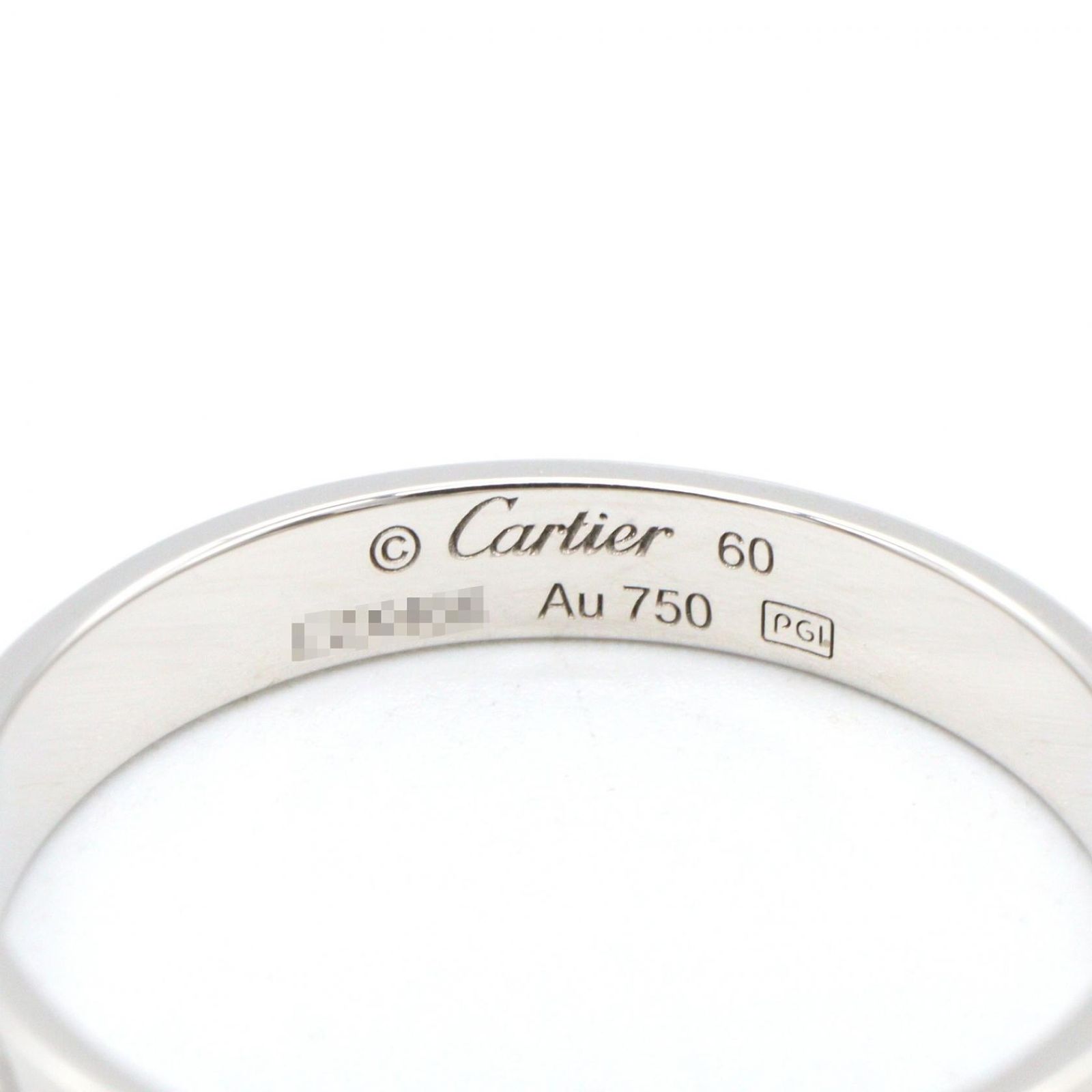 カルティエ CARTIER リング・指輪 ミニラブリング K18WG（ホワイト 