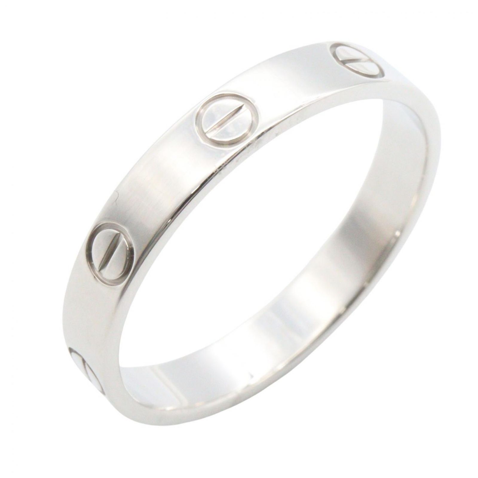 カルティエ CARTIER リング・指輪 ミニラブリング K18WG（ホワイト 