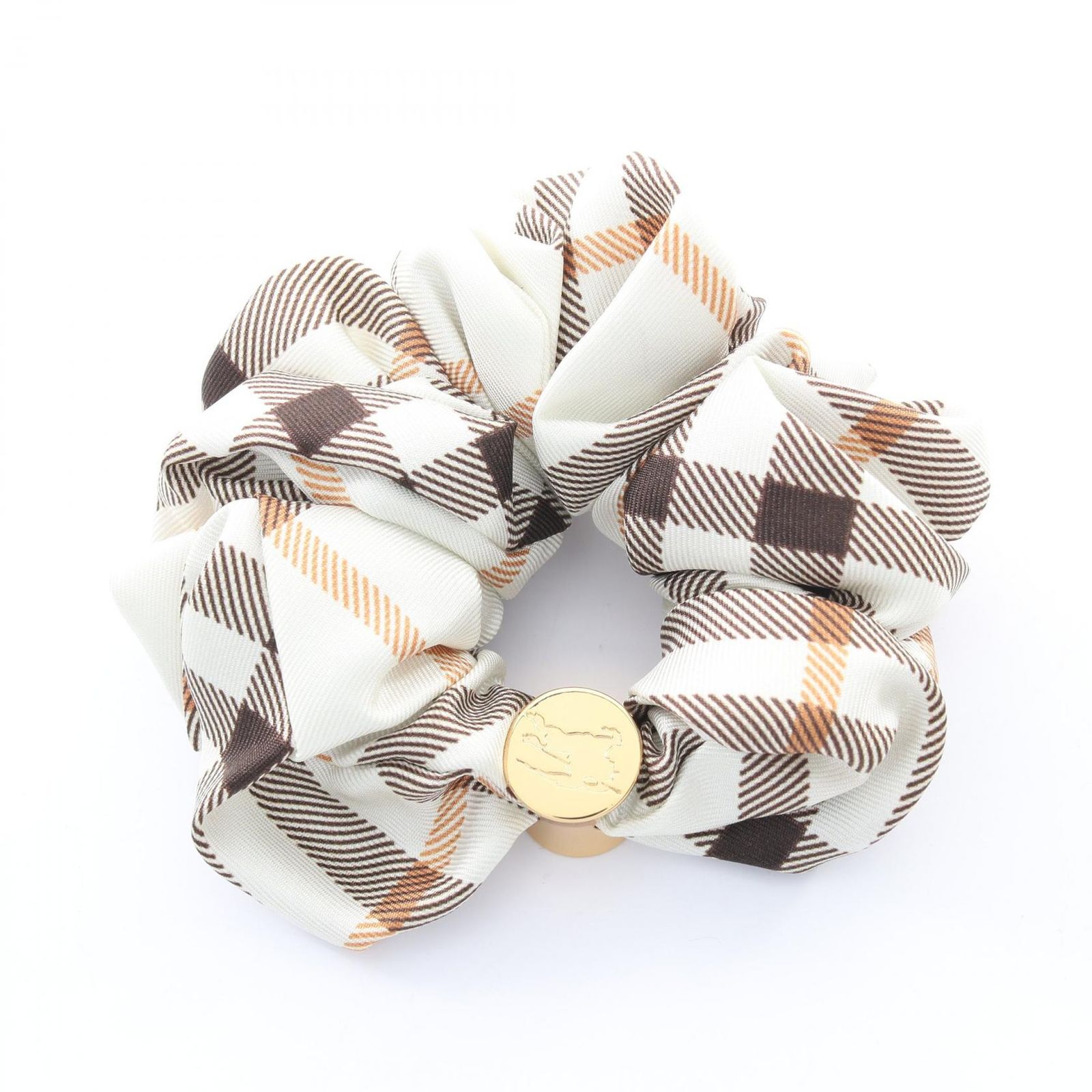 バーバリー BURBERRY シュシュ チェック 8119728 ホワイト その他 シュシュ レディース 新品