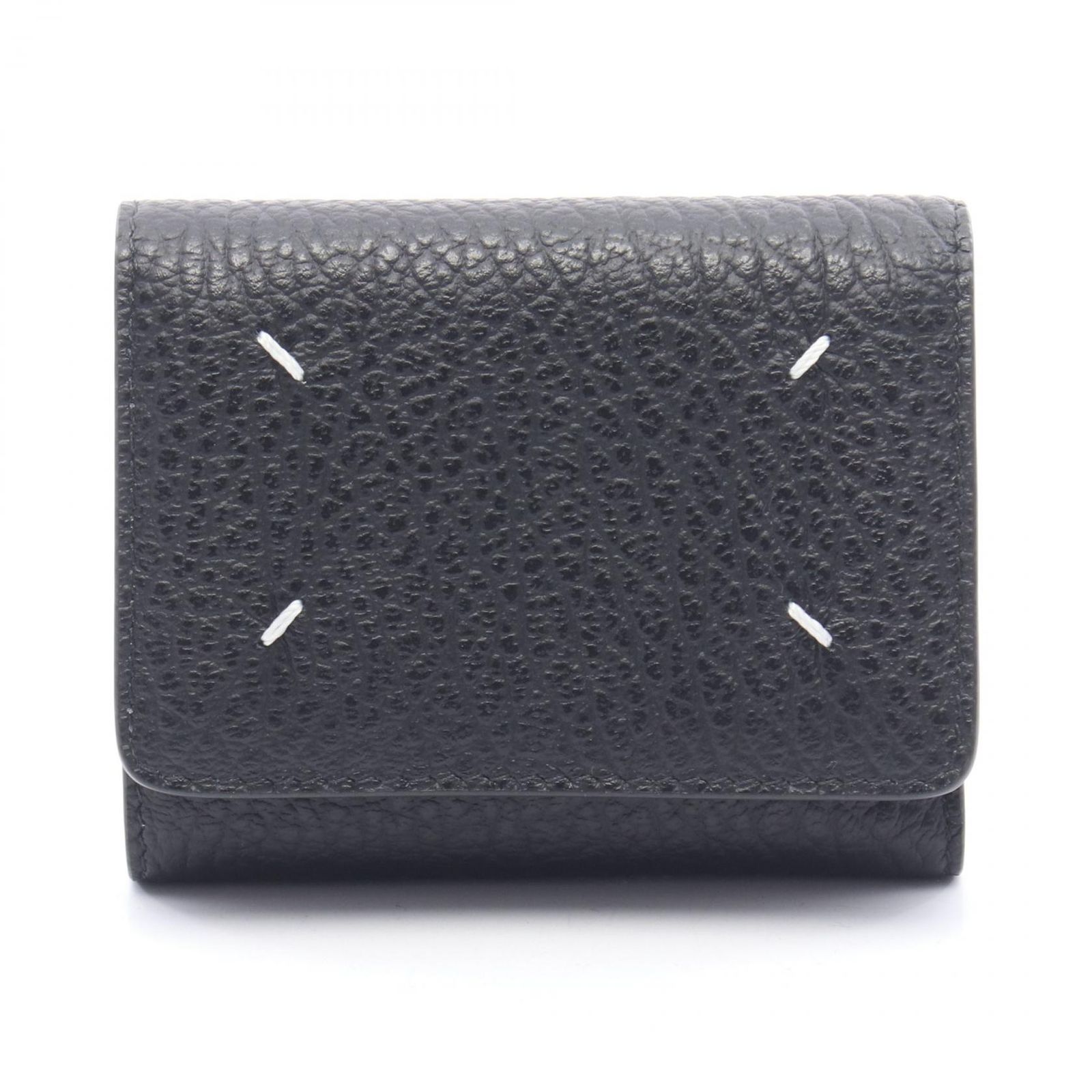 メゾン マルジェラ Maison Margiela 三つ折り財布 スリーフォールドウォレット SA3UI0010P4455T8013 ブラック レザー 4ステッチ 三つ折り ウォレット レディース 未使用