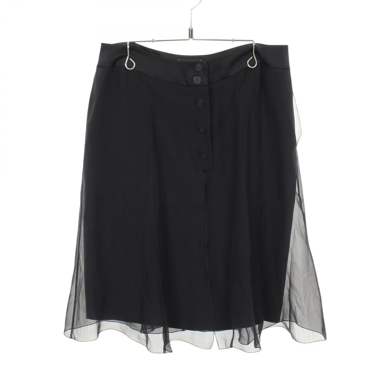 シャネル CHANEL スカート ココマークボタン P19236W02919 シルク スカート レディース Used A