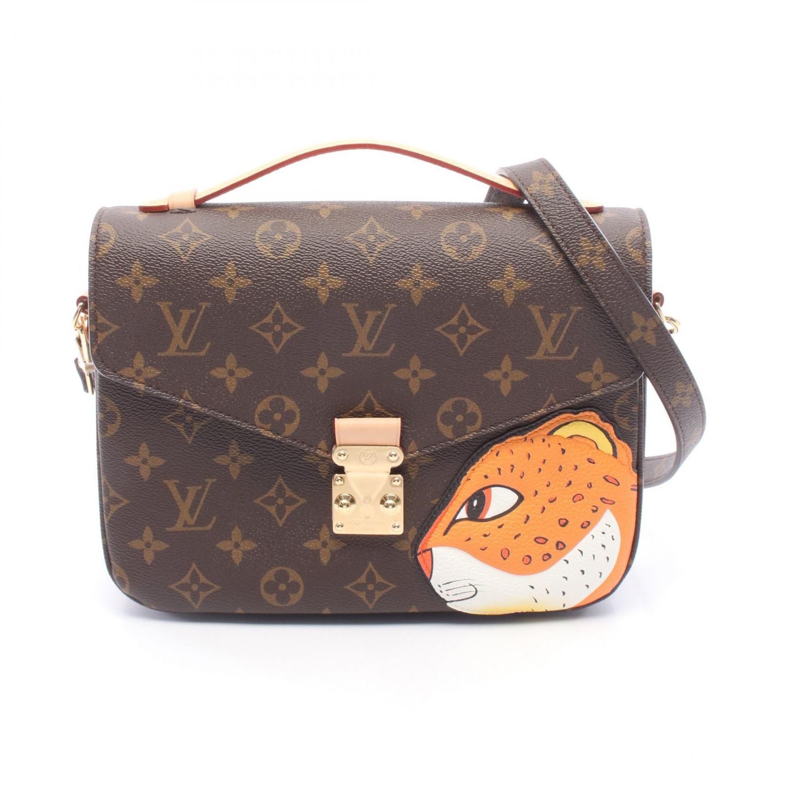 ルイ・ヴィトン LOUIS VUITTON ハンドバッグ ポシェット メティスMM 2WAY M47203 PVCコーティングキャンバス レザー ポシェット・メティスMM レディース Used A