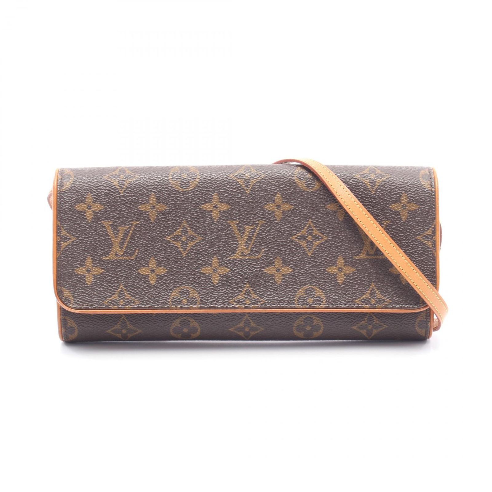 ルイ・ヴィトン LOUIS VUITTON ショルダーバッグ ポシェットツインGM M51852 PVCコーティングキャンバス レザー ポシェット・ツインGM レディース Used B