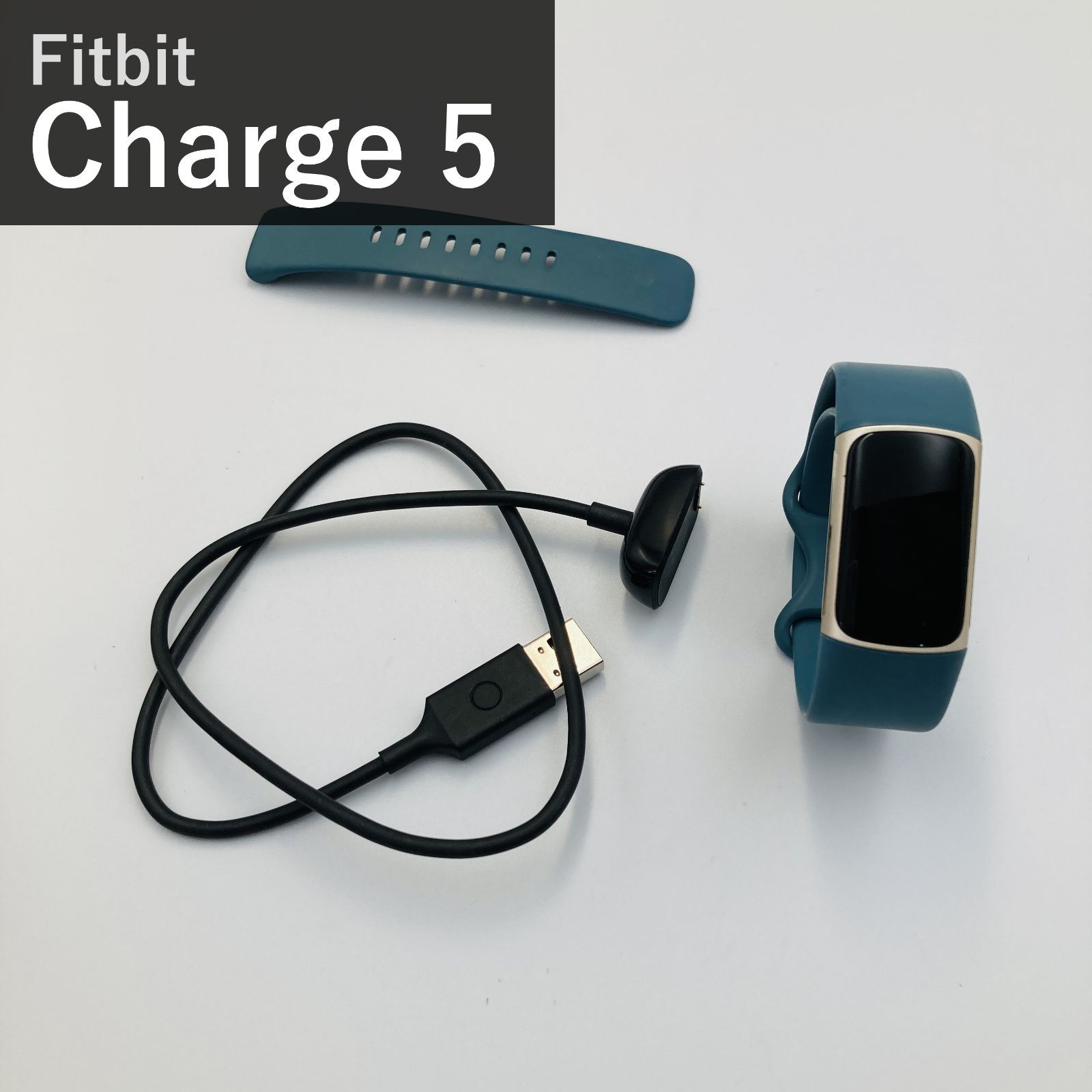 Fitbit フィットビット Charge 5 チャージ5 スチールブルー プラチナ FB421SRBU-FRCJK 日本正規品 Suica対応 GPS搭載 心拍計 活動量計 健康指標 ストレス管理 7日間バッテリー 睡眠スコア 血中酸素