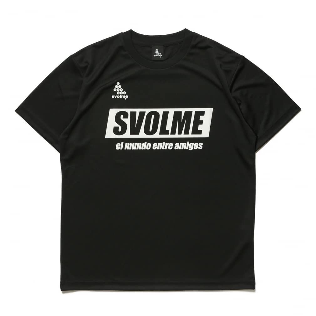 スボルメ(SVOLME) シンプルロゴプラT 半袖シャツ ブラック 1221-92600